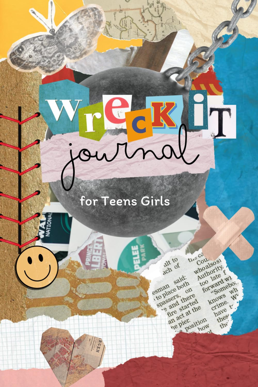 Wreck It Journal for Teens Girls: Destroy This Journal in a Creative Way. Creative Journal to Reduce Anxiety and Stress.