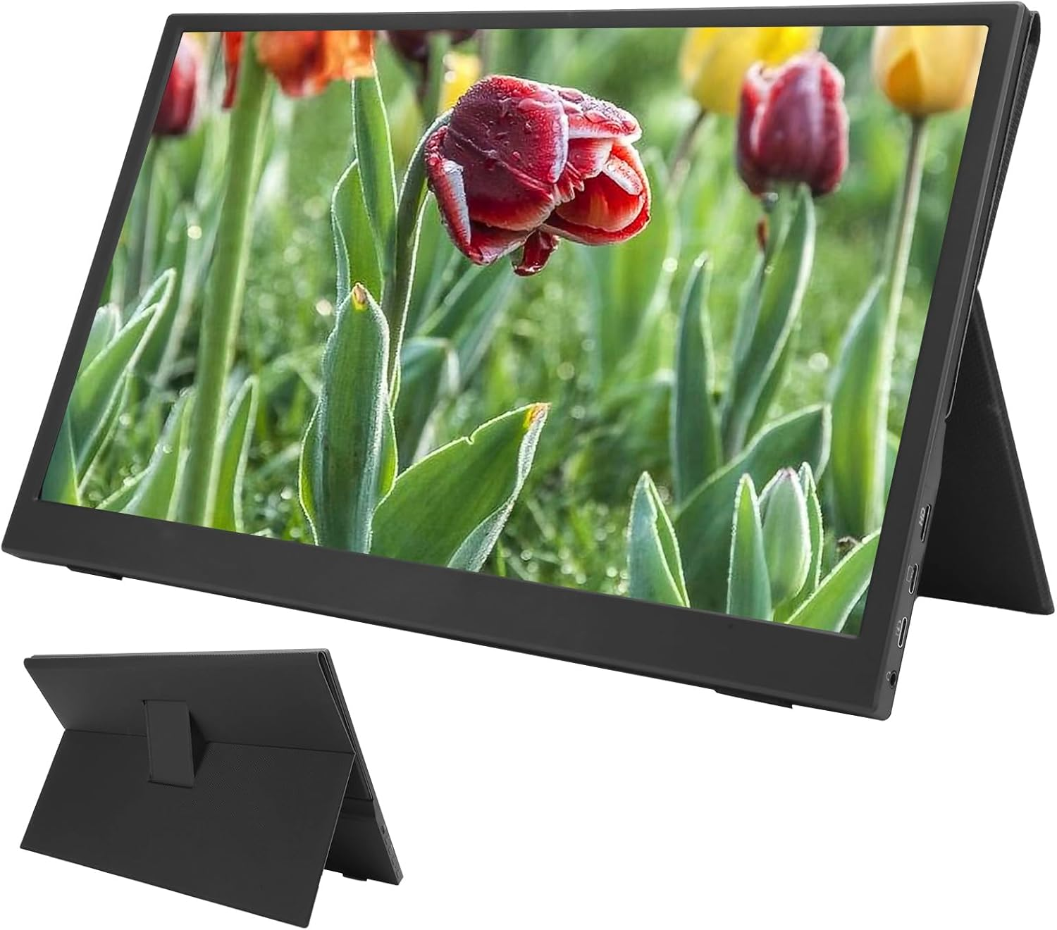 15.6" IPS Monitor 1080P HDR 1920X1080 16:9 300Cd/M2 Ultrathin Portable Gaming Display for PS/NS with Type-C Micro USB 3.5Mm Split Screen Function image number 2
