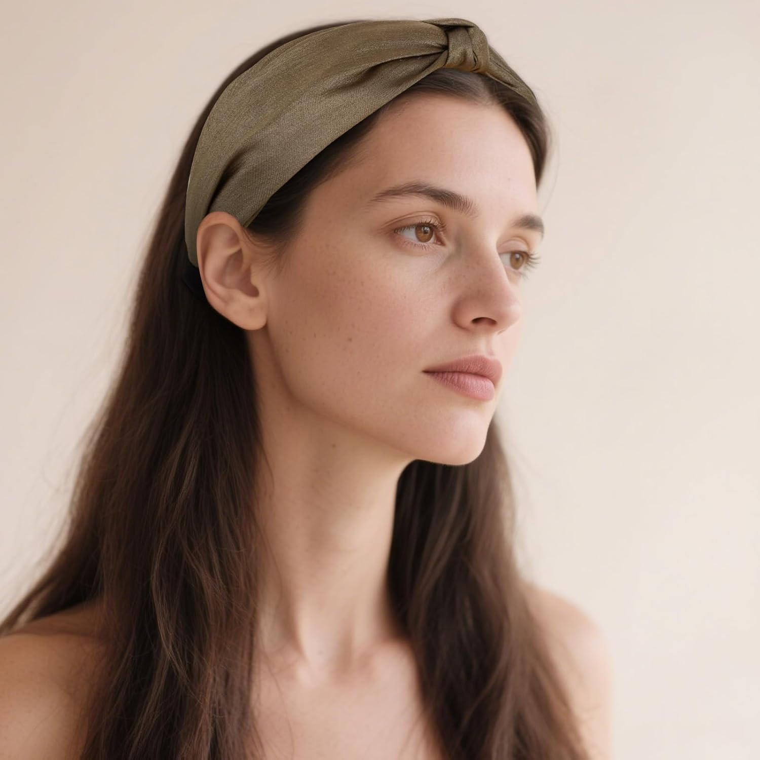 EXIPSAT Women'S Headband Set, Wide Headband & Hair Band, Colourful Hair Accessories with Wrap Look for Women, Pack of 5 image number 4