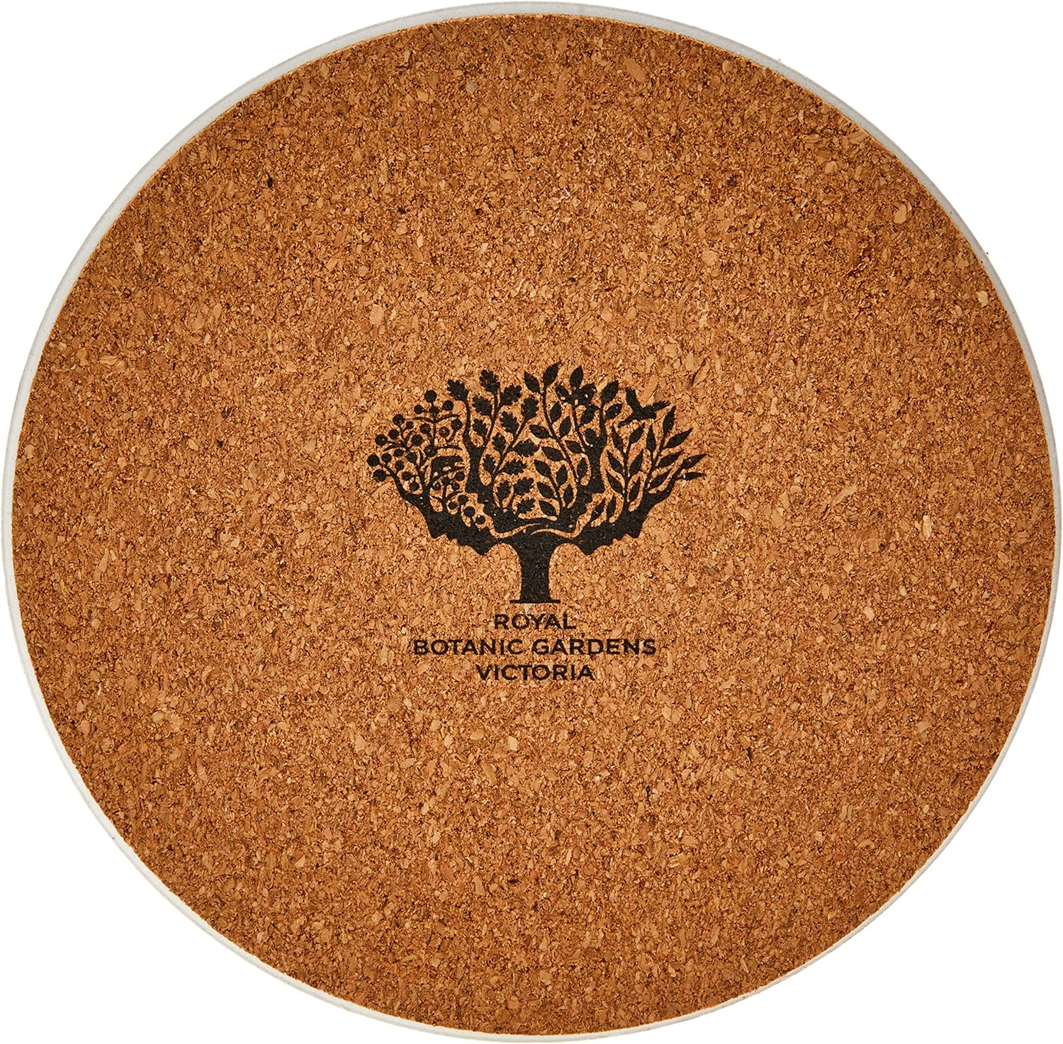 Maxwell & Williams Royal Botanic Gardens Australian Botanics Ceramic round Coaster 9.5Cm Boronia image number 1