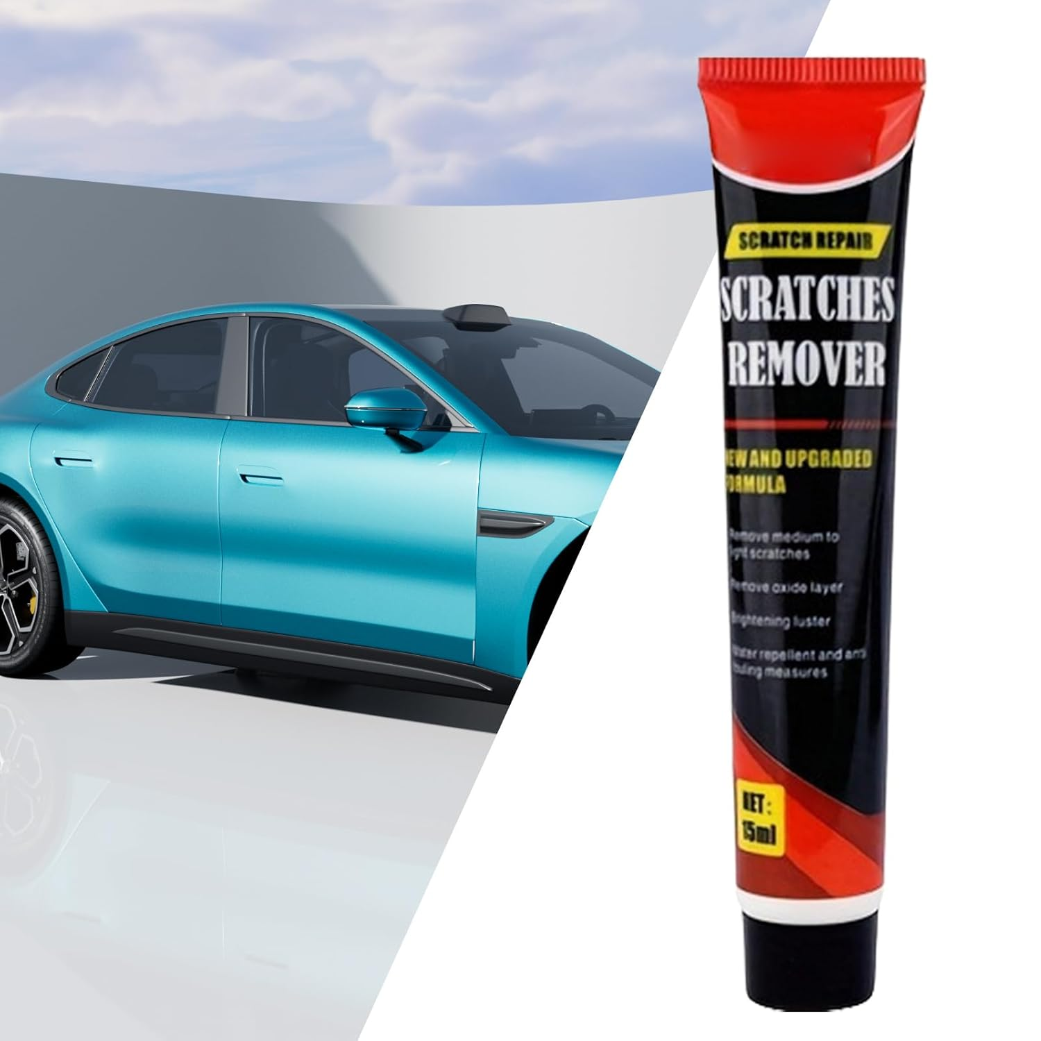 Car Paint Scratch Repair | 15Ml Deep Scratch Compound - Scratch-Resistant, Professional Grade, Vehicle Cleaning Supplies for Automotive Trucks RV image number 1