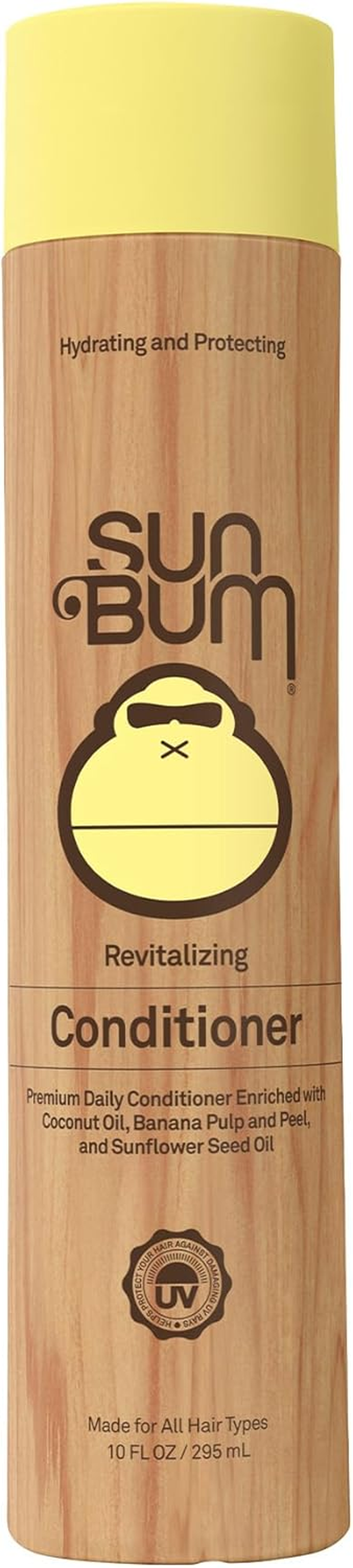 Sun Bum Revitalizing Conditioner - Hydrating, Moisturizing & Shine Enhancing Hair Treatment - Vegan & Cruelty Free - 295Ml image number 6