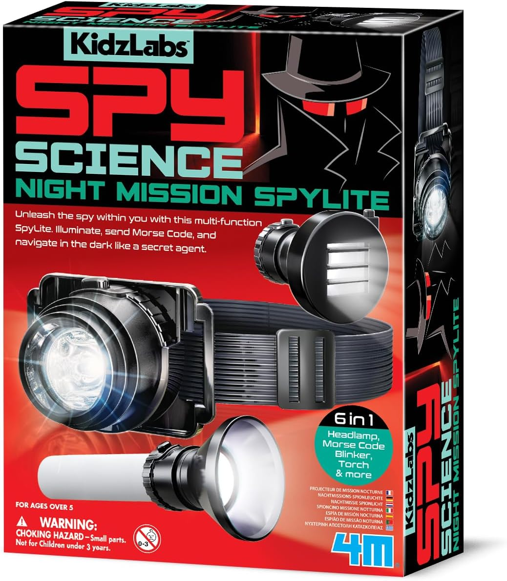 4M Kidzlabs Spy Science Night Mission Spylite image number 3
