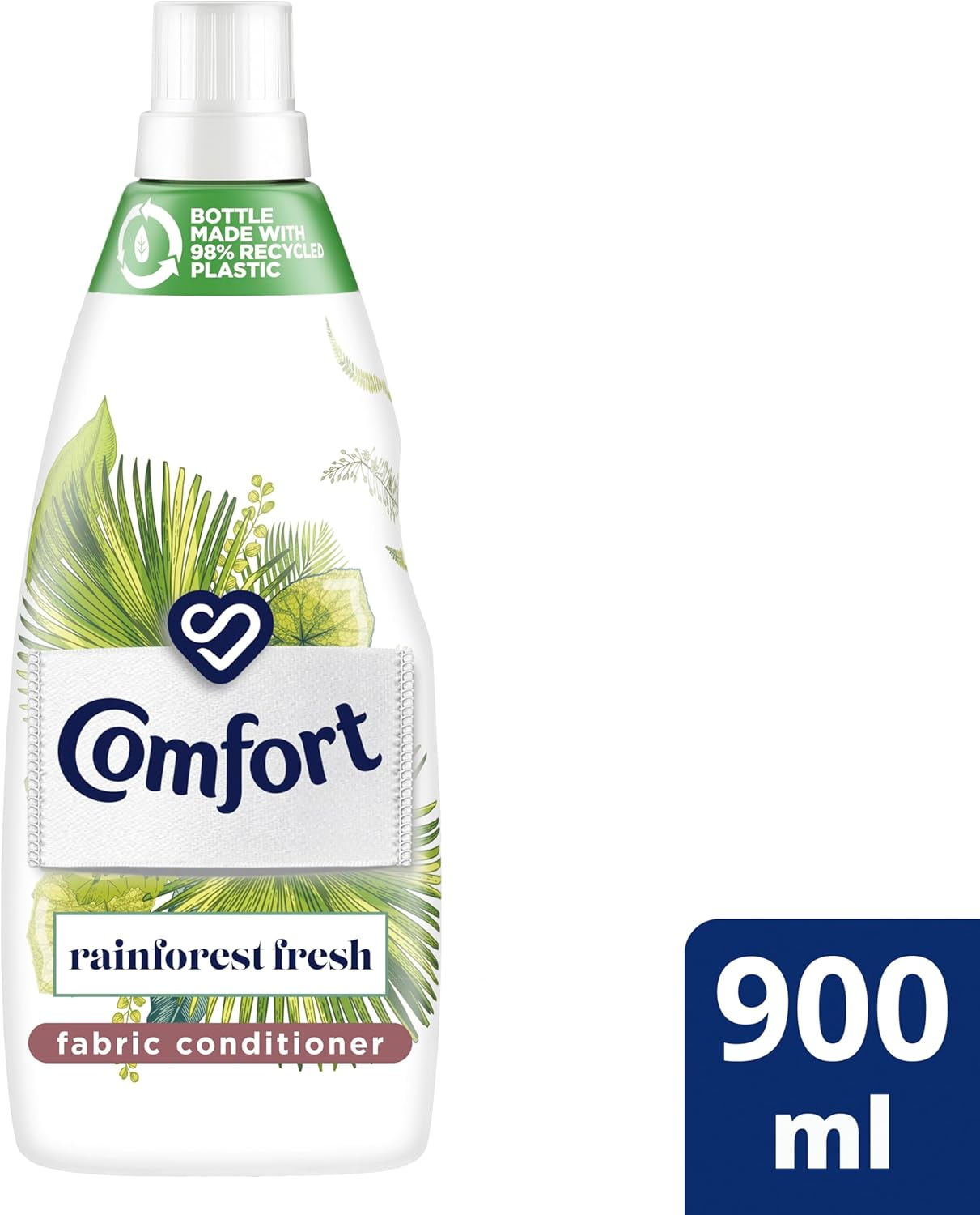 Comfort Concentrate Liquid Fabric Conditioner & Softner 900Ml, Fragrance Collection RAINFOREST FRESH, 28 Days of Freshness image number 4
