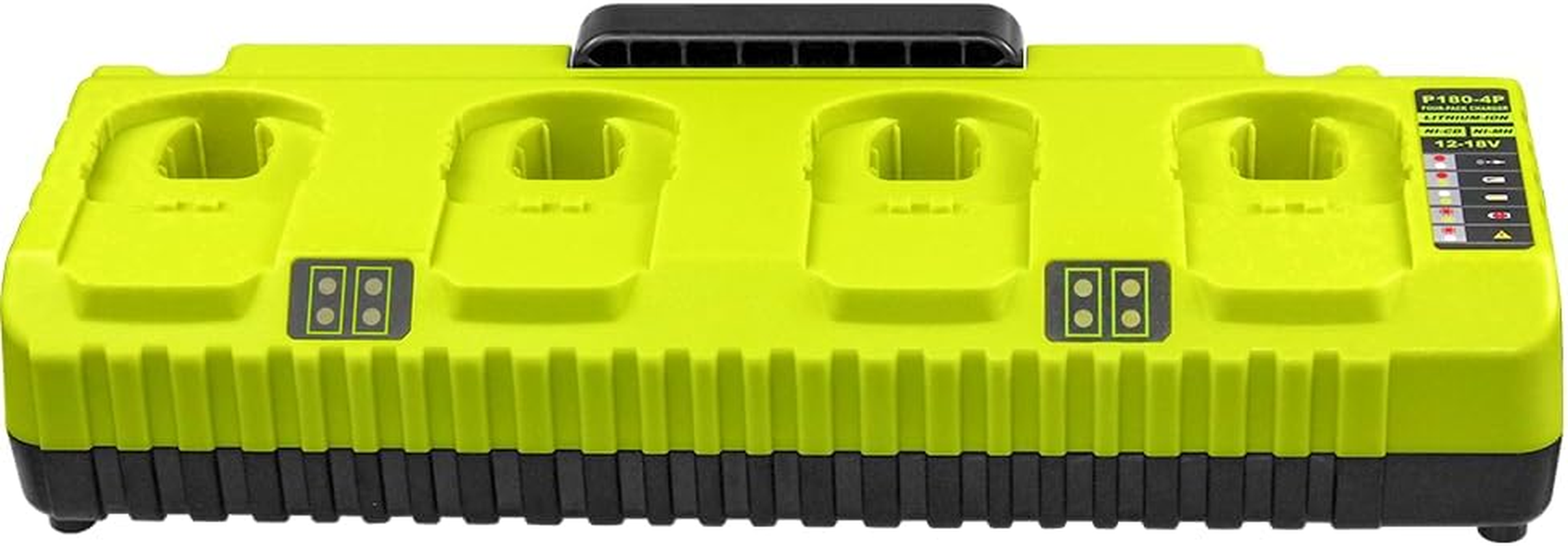 Replacement P108 Battery Dual Charger, 12V-18V, 5A Output, Compatible with Ryobi Batteries No Battery Only Charger image number 1