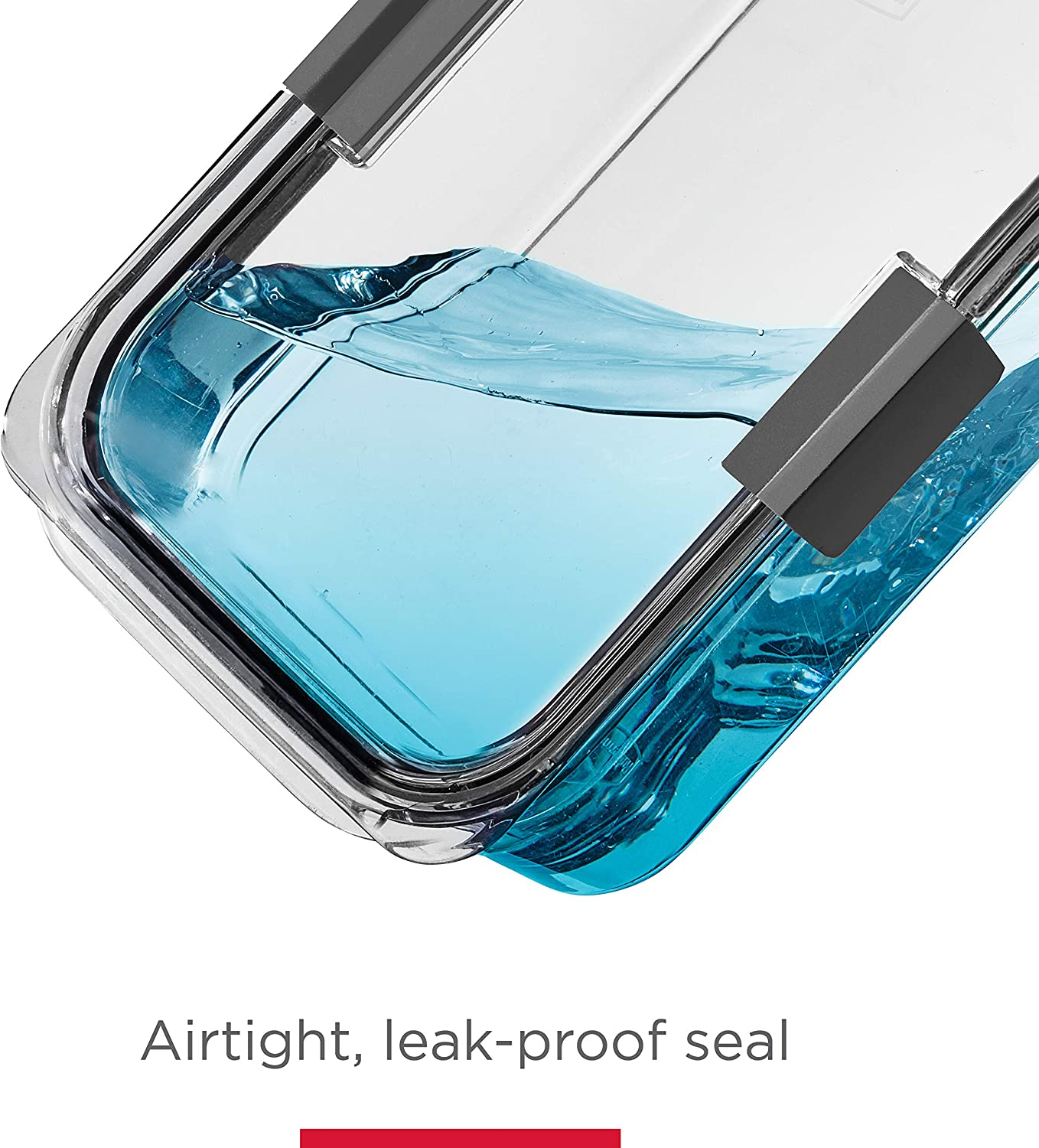 Rubbermaid 2108377 Brilliance Storage 14-Piece Plastic Lids | BPA Free, Leak Proof Food Container, Clear image number 1