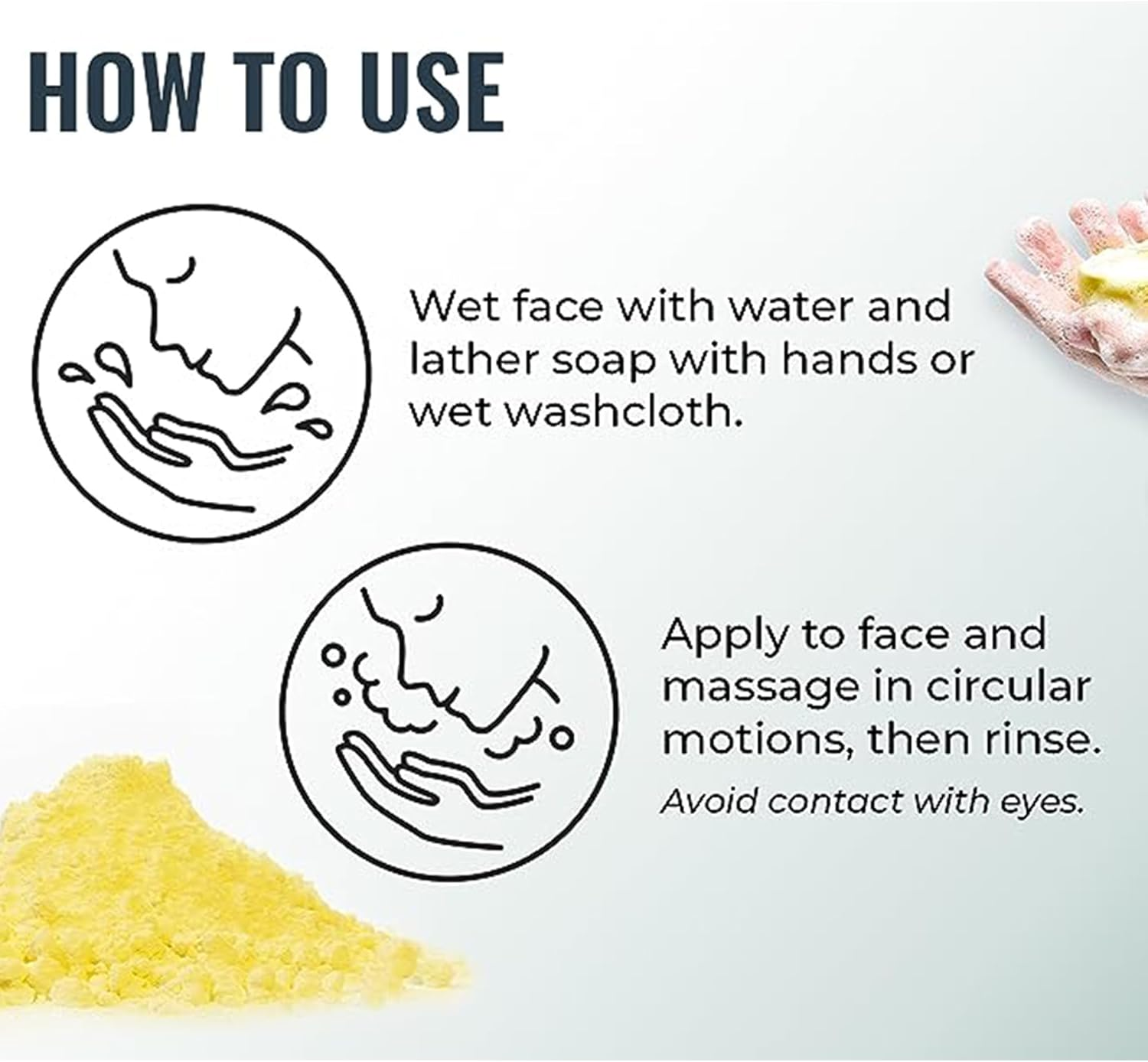 Natural Elephant Dead Sea Sulfur Soap 4.4 Oz with Dead Sea Salt, Aloe Vera, Sulphur Face and Body Cleanser Bar for All Skin Types (3 Pack (13.2 Oz Total)) image number 1