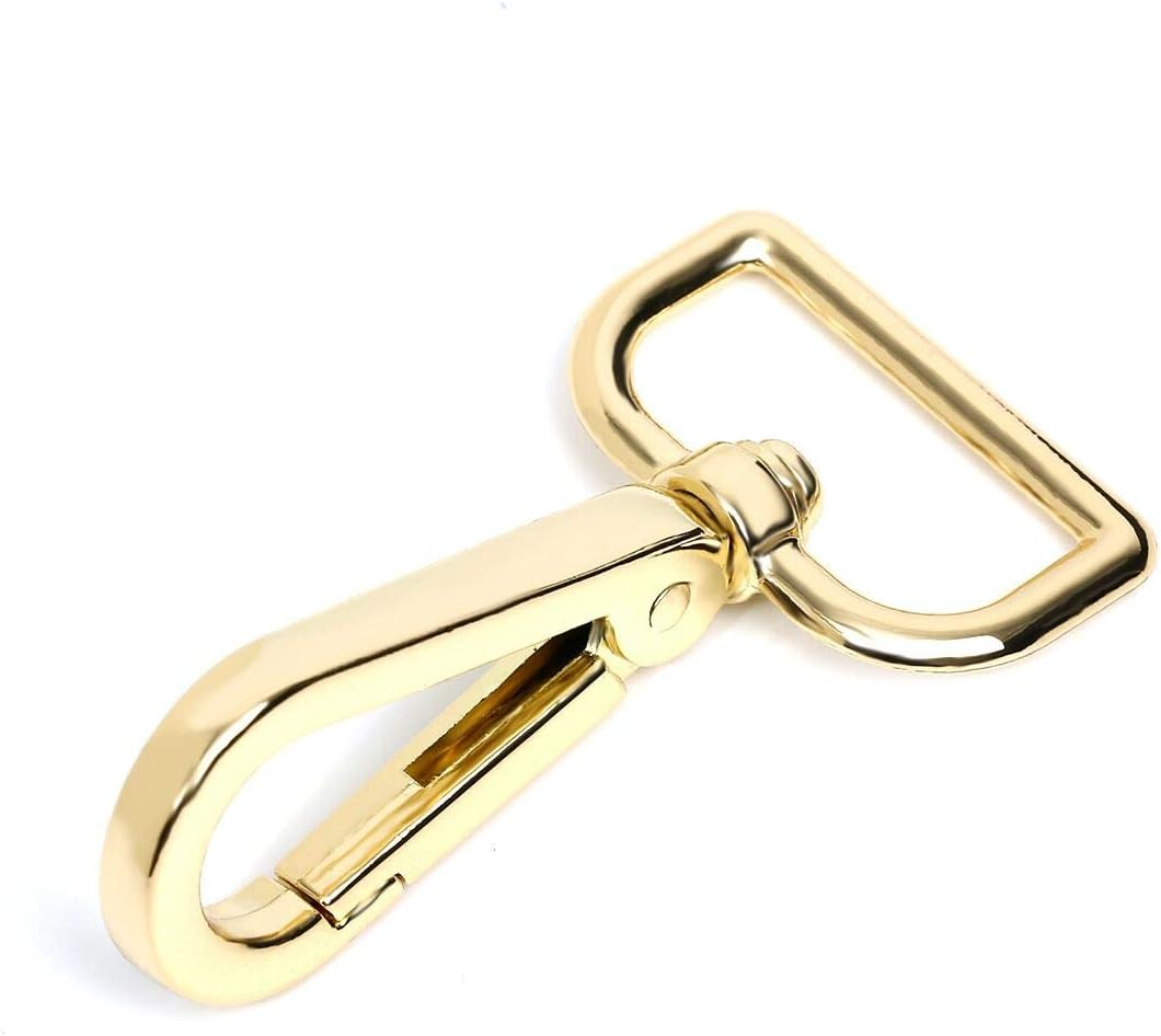 Swivel Clasps 1" D Ring Lobster Clasp Claw for Strap Push Gate Lanyard Swivel Snap Hook Clips（Assorted Color, 16 Pcs image number 1