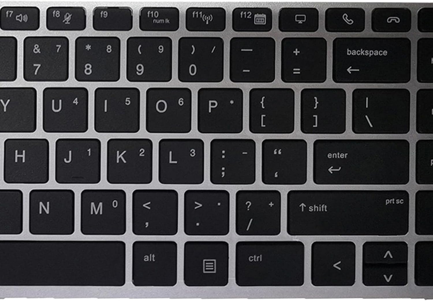 Magideal Laptop Keyboard US Layout Keypad for HP Elitebook 745 G5 840 G5 G6 Replacement Black image number 3