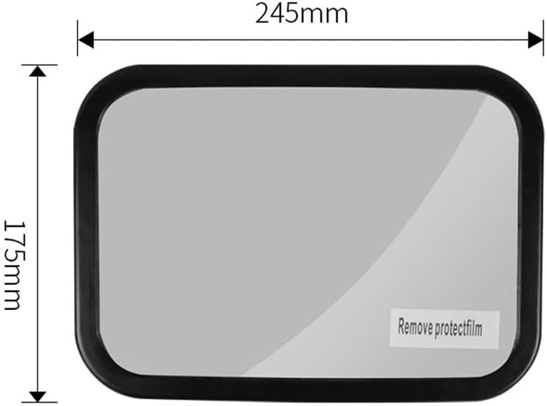 Baby Car Mirror 360&deg; Rotating - Shatterproof Backseat Infant Safety Mirror, Wide Angle Rear View Observation for Toddlers, Universal Fit Vehicle Travel Mirror image number 5