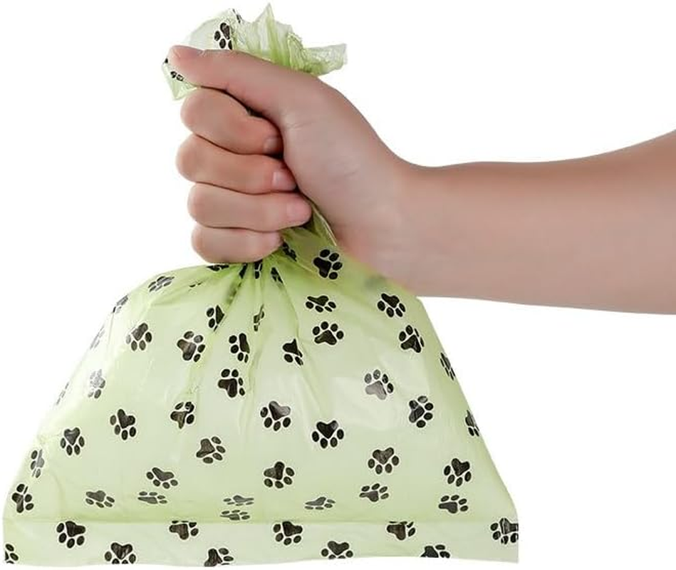 Pack of 240 Biodegradable Dog Bags Dog Waste Bags, Compostable Poop Bags for Pets, 23 X 33 Cm (16 Rolls, 15 per Roll) image number 1