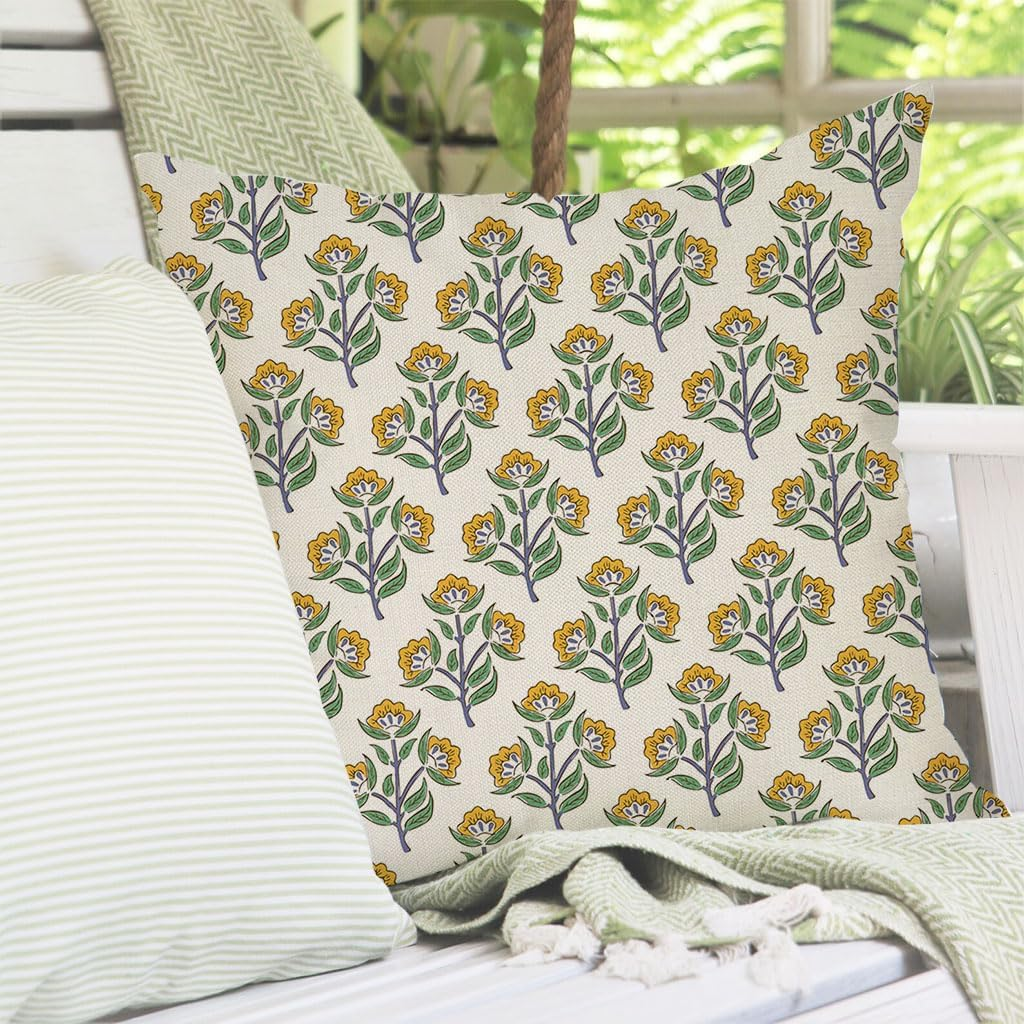 PANDICORN Chinoiserie Pillow Covers 18X18 Set of 2, Chinoiserie Decorative Throw Pillows Cases, Chinoiserie Decorations for Home Couch Sofa PP-288-18 image number 3