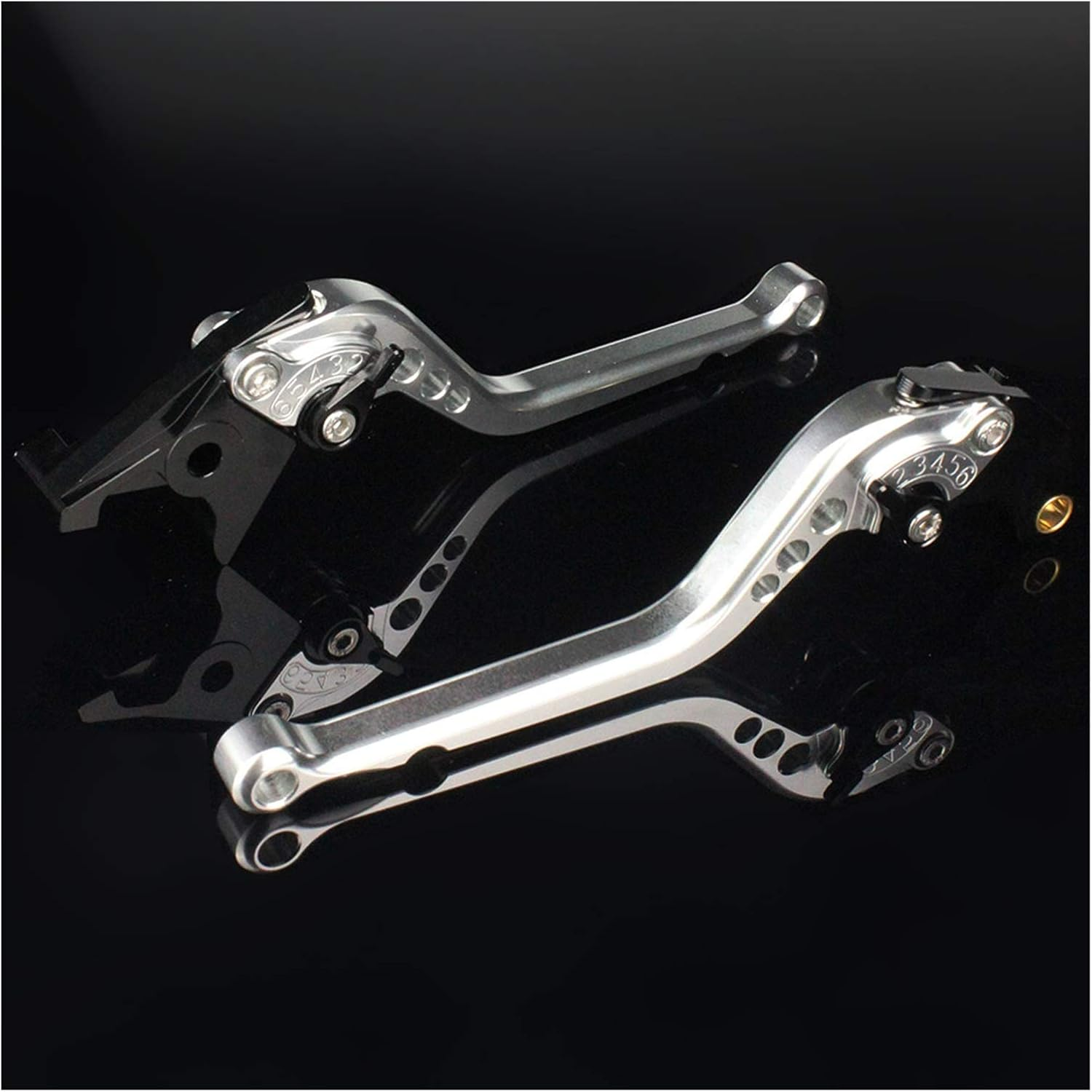 Motorbike Brake Clutch Lever Motorcycle Adjustable Brake Clutch Lever for Triu&Mph Speed for Triple 2008-2010 2009 Aluminum Brake Clutch Levers Handle (Color : 177Mm O) image number 1