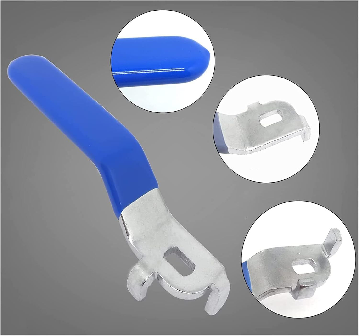 3-Pack Red Lever Handle Replacement for Ball Valve, Industrial 148Mm Length with 8X12X3Mm Mounting Holes, Heavy-Duty Metal Construction (Red, 8X12X3Mm(L:148Mm) 3Pcs)