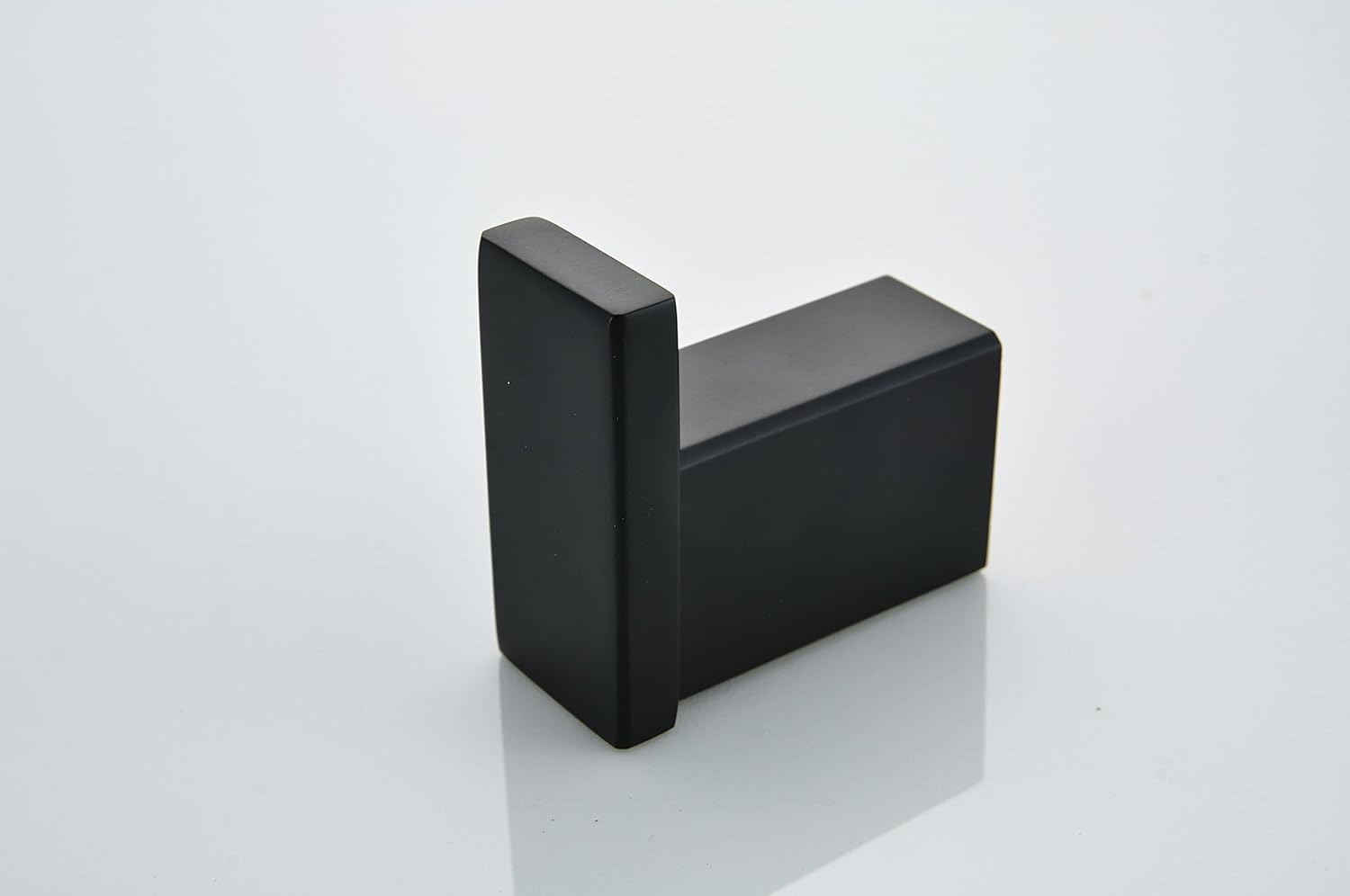 Klabb HBB-40 Square Type SUS 304 Stainless Steel Coat Hook Single Towel/Robe Clothes Hook for Bath Kitchen Garage Heavy Duty Contemporary Square Style Wall Mounted, Matte Black image number 5