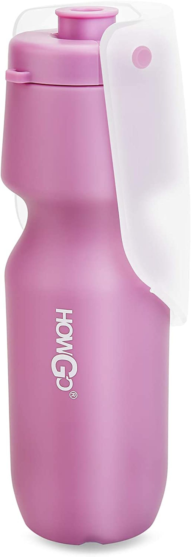 HOWGO Large Dog Water Bottle，Super Light-Weight, Portable, Food Grade Silicone&Plastic Dog Water Bottle for Walking, Hiking, Running, Travel Dog Water Bottle, Easy to Use,Water for Dogs (Purple) image number 2