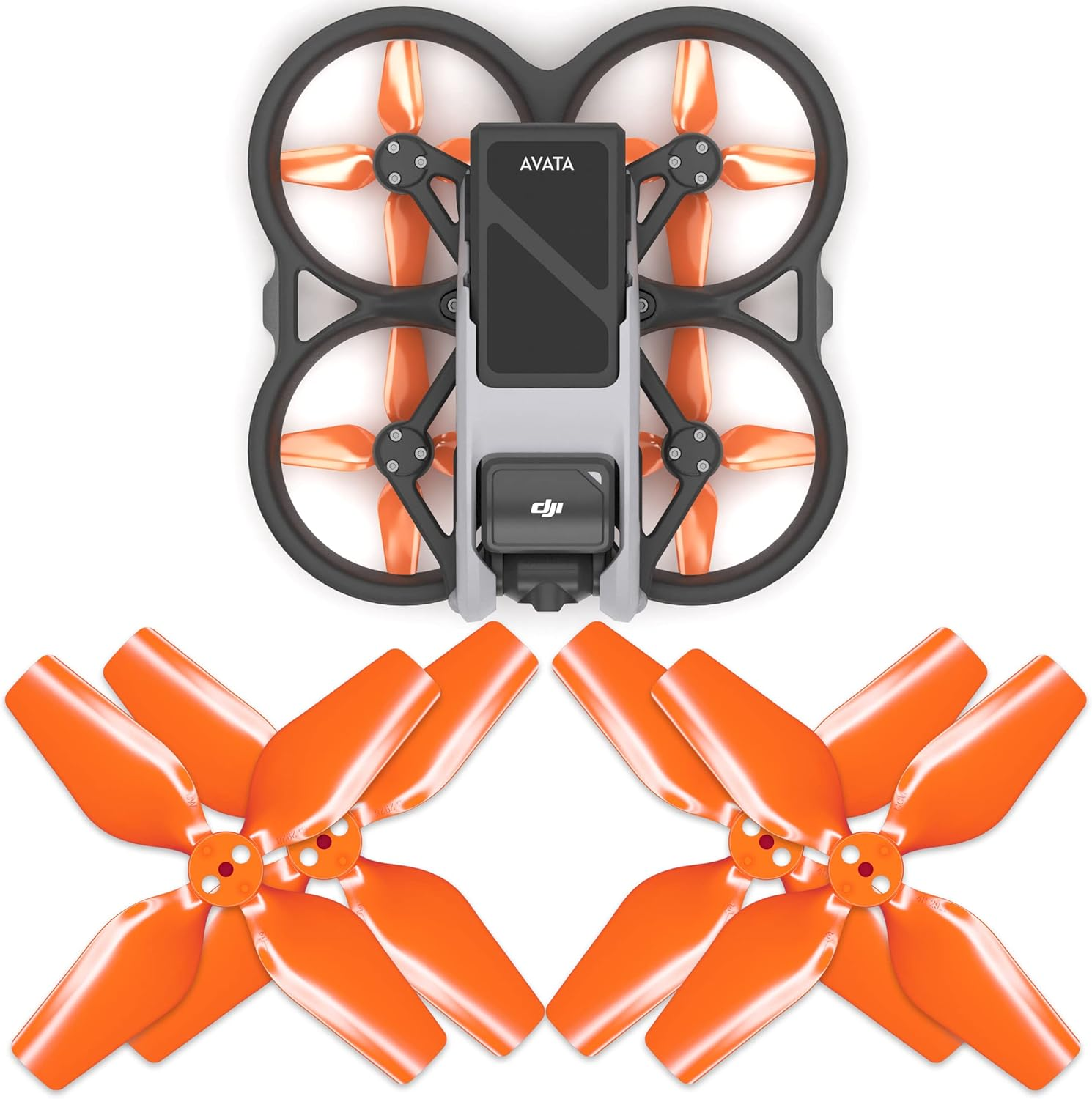Master Airscrew 4-Blade Upgrade Propellers for DJI Avata - Orange, 4 Pcs - Blue 3-Blade image number 6