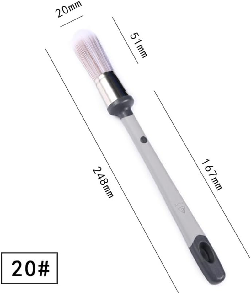 Paint Detail Brushes, 4-Piece Set, round Trim Brushes for Small Repairs and Art image number 2