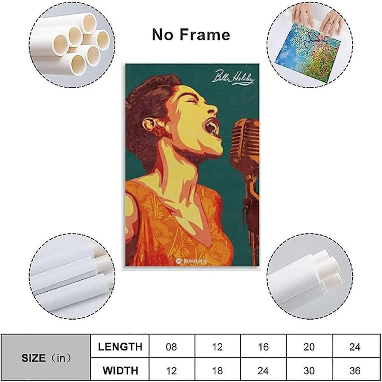 B0D4DT1K1P Poster Canvas Painting Wall Art Picture Home Decor Print for Bedroom Living Room Dorm Study Bar Office 16X24Inch(40X60Cm) Unframe-Style image number 3