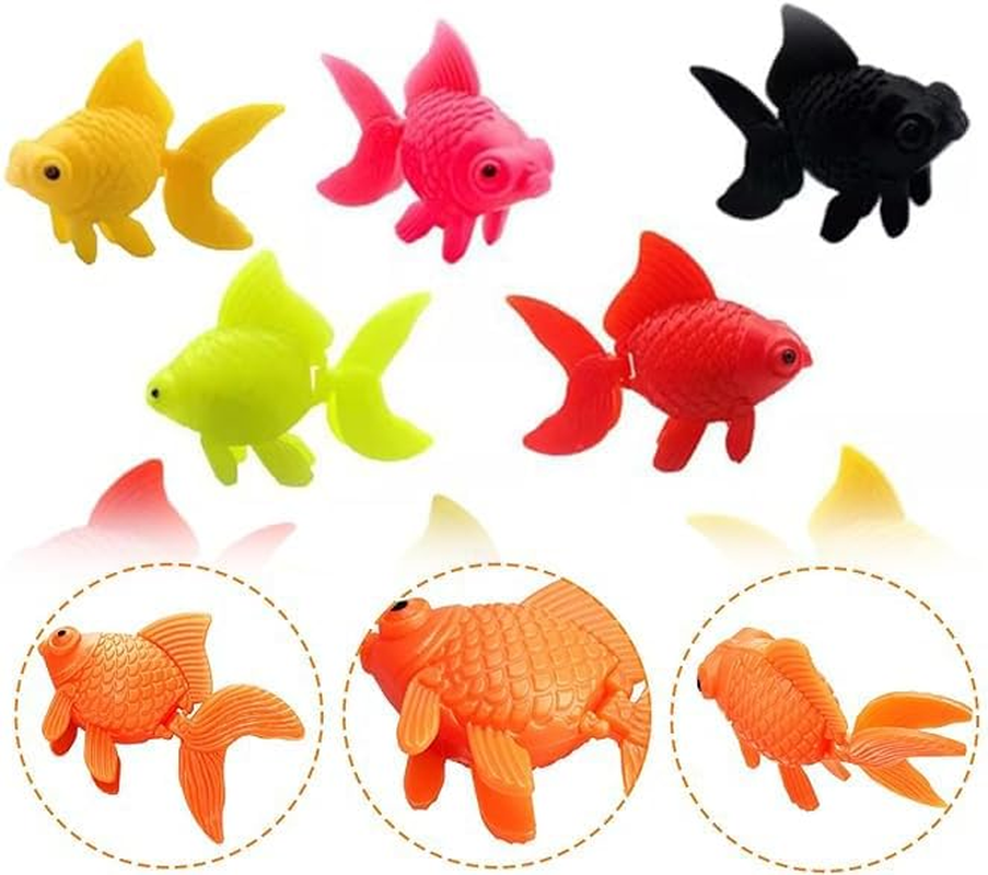 Artificial Goldfish Toys for Aquarium, 12 Pieces, Fish Tank Decoration image number 1
