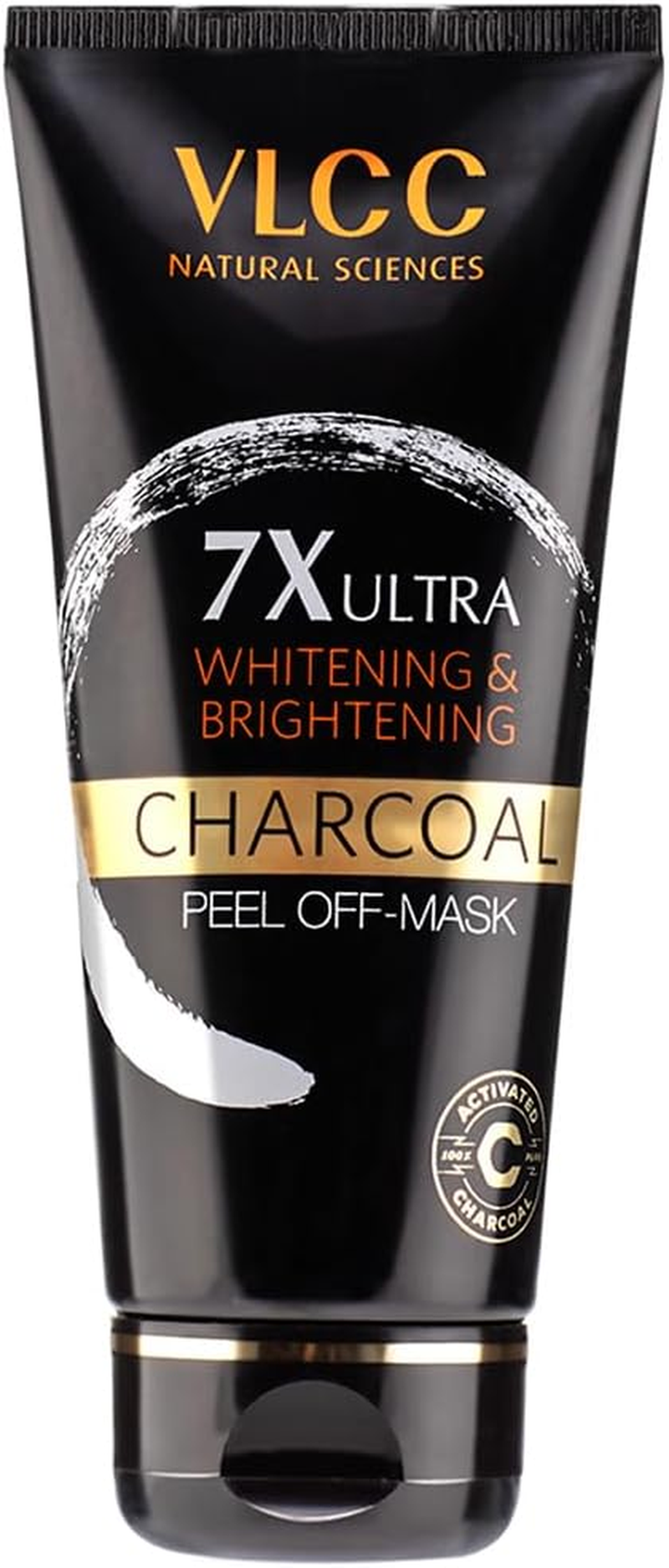 VLCC 7X Ultra Whitening and Brightening Charcoal Peel off Mask, 100G image number 2