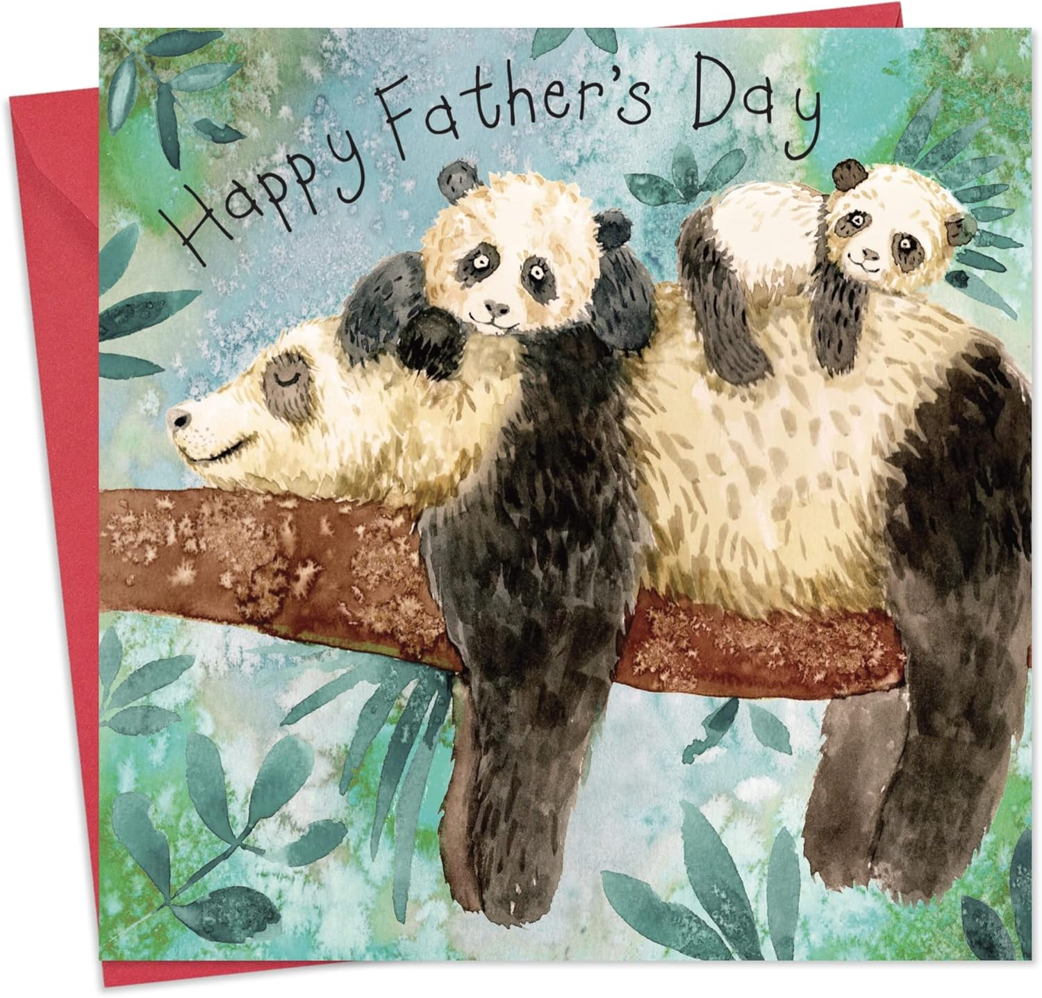 Twizler Father'S Day Card Panda - Father Day Card from Daughter or Son image number 5
