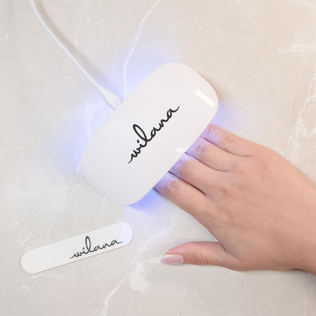 Wilana Mini LED Nail Lamp | LED/UV Curing Lamp for Drying Gel Polish