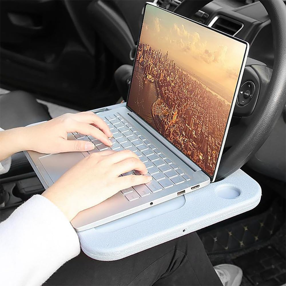 Steering Wheel Tray for Food, Car Table Kids Travel Tray, Ipad or Notebook Car Travel Table, Car Desk Seat Trays for Eating, Cars Must Haves Interior Accessories
