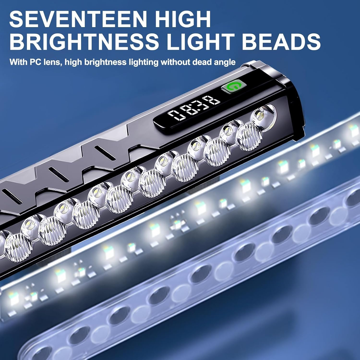 4800 Lumen Bike Lights, USB-C Rechargeable Bicycle Light, Super Bright Bike Lights for Night Riding, IP65 Waterproof Bicycle Headlight, for Commuters Adults and Children image number 4