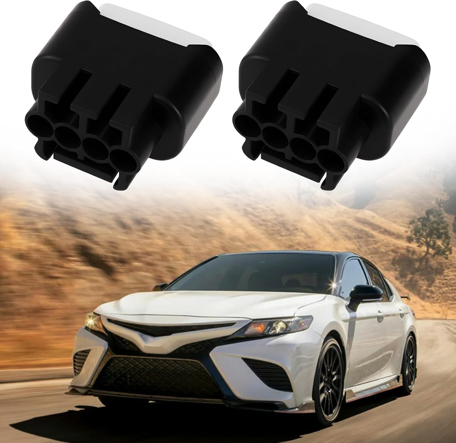 SING F LTD 4Pcs 4Pin Ignition Coil Plug Connector 90980-11885 Compatible with Toyota