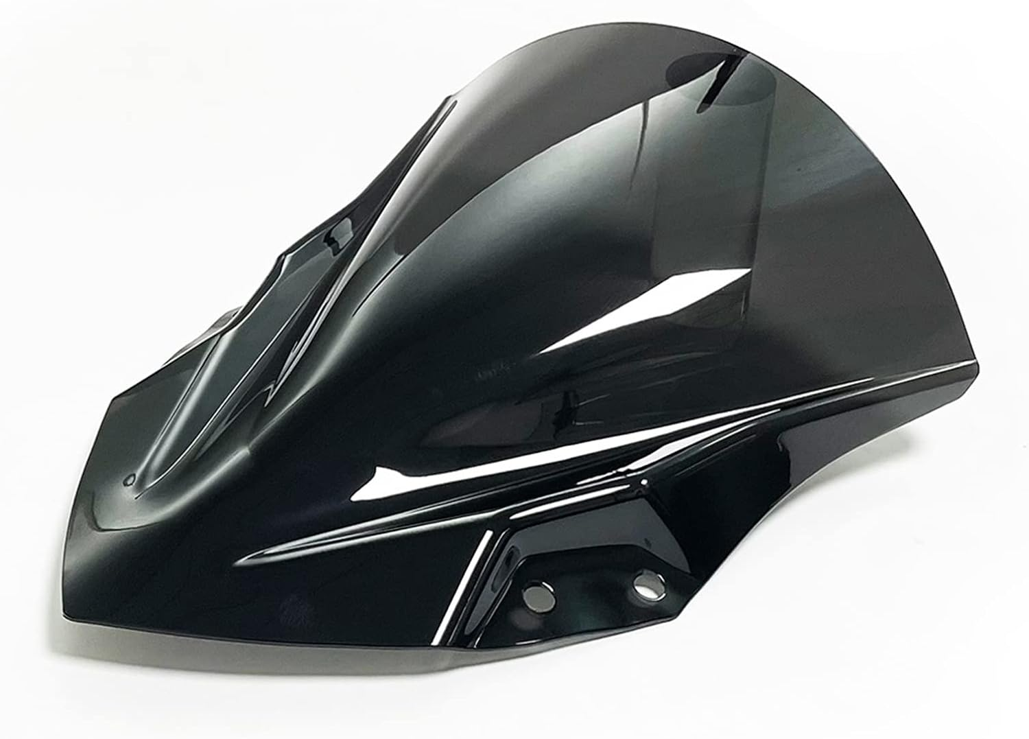 XINMINGYUE Ninja400 Motorcycle PC Plastic Windscreen Windshield Baffle Wind Deflectors Fit for Kawasaki Ninja 400 2018-2022 Headlights Motorcycle(Black)