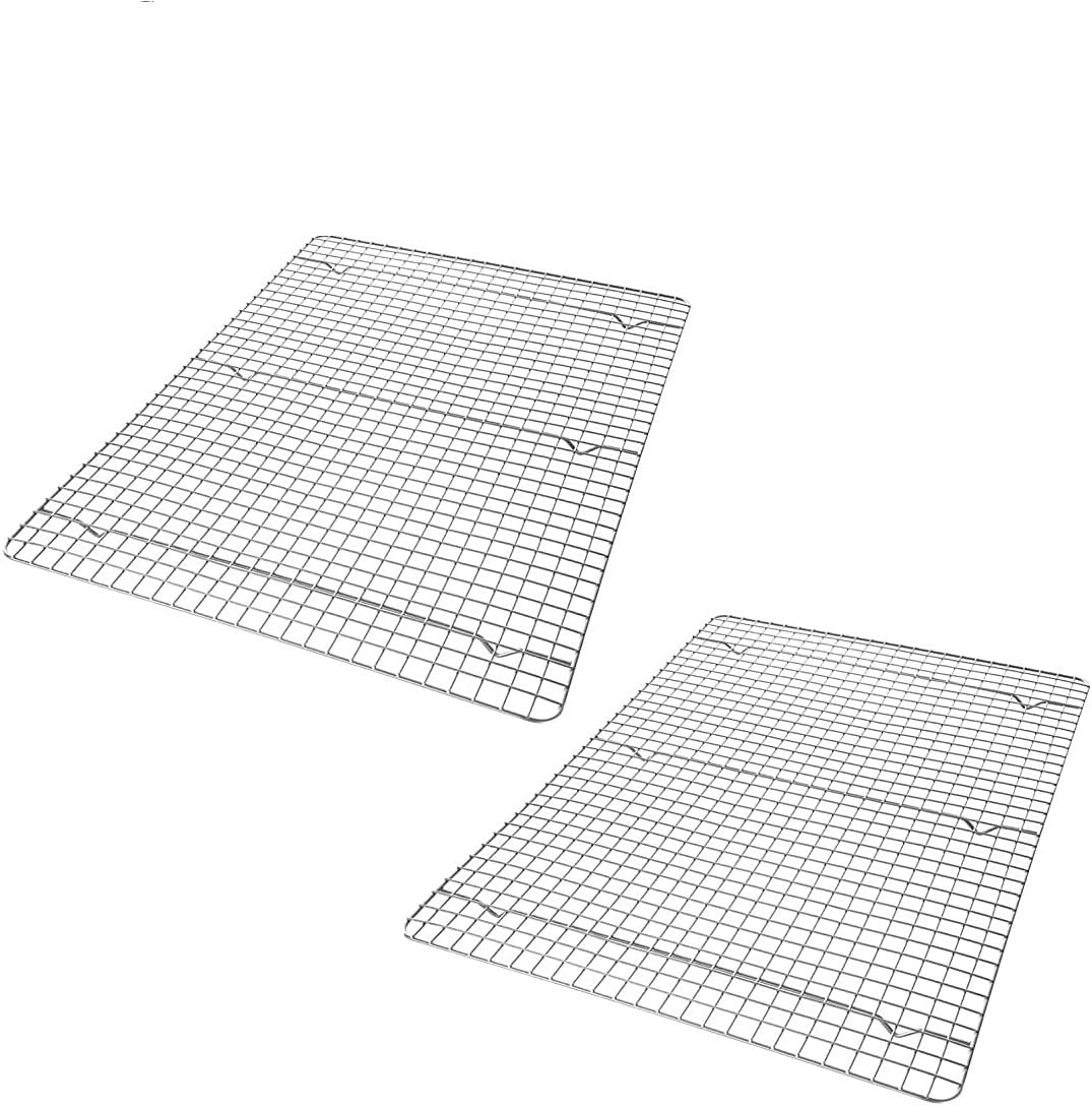 USA Pan Oven Safe Nonstick Baking and Cooling Rack, Quarter Sheet, Aluminized Steel image number 1