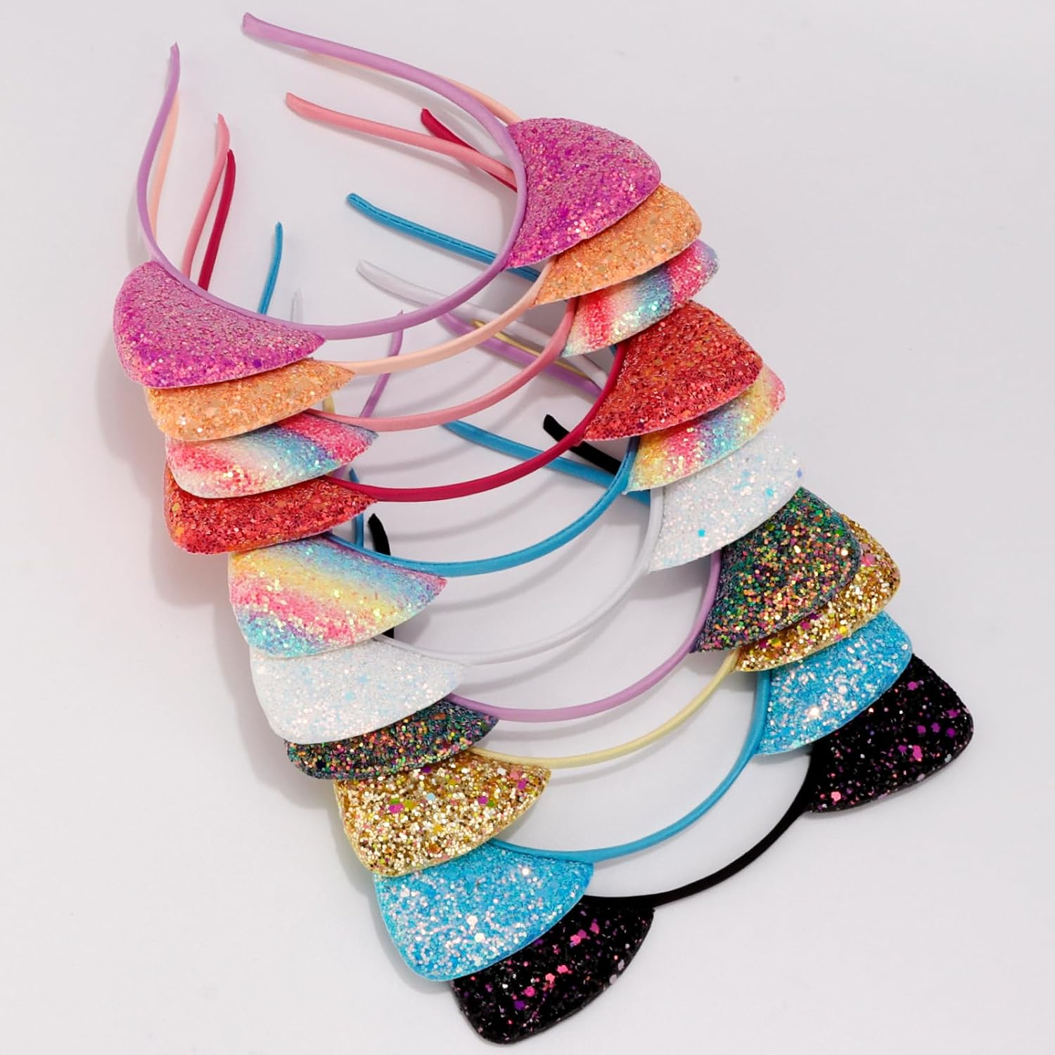 COCIDE 36Pcs Cat Ears Headbands Plastic Taylor Party Decorations Headbands for Girls Gabby Dollhouse Party Favors Birthday Supplies for Women Halloween Hair Accessories Hair Hoops Costume image number 5