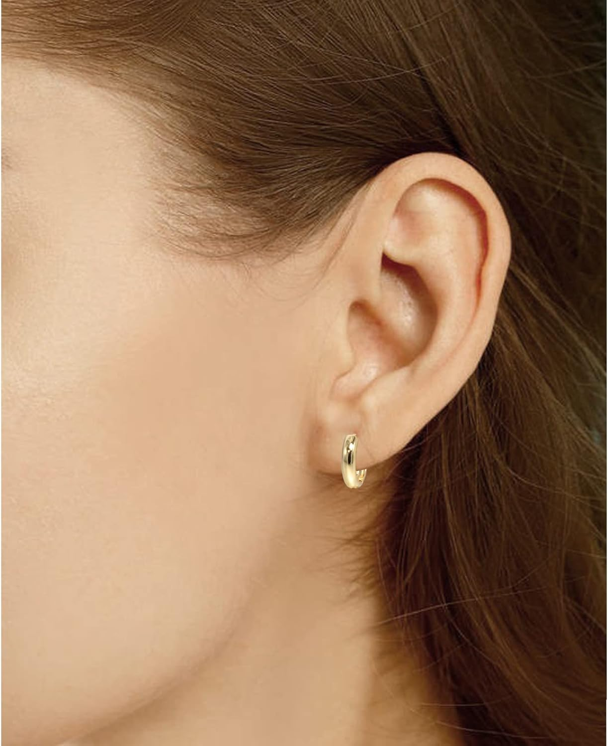 2 Pairs Small Hoop Earrings for Women 18K Gold Plated Hoop Huggie Earrings for Women (Set 5-2 Pairs) image number 1