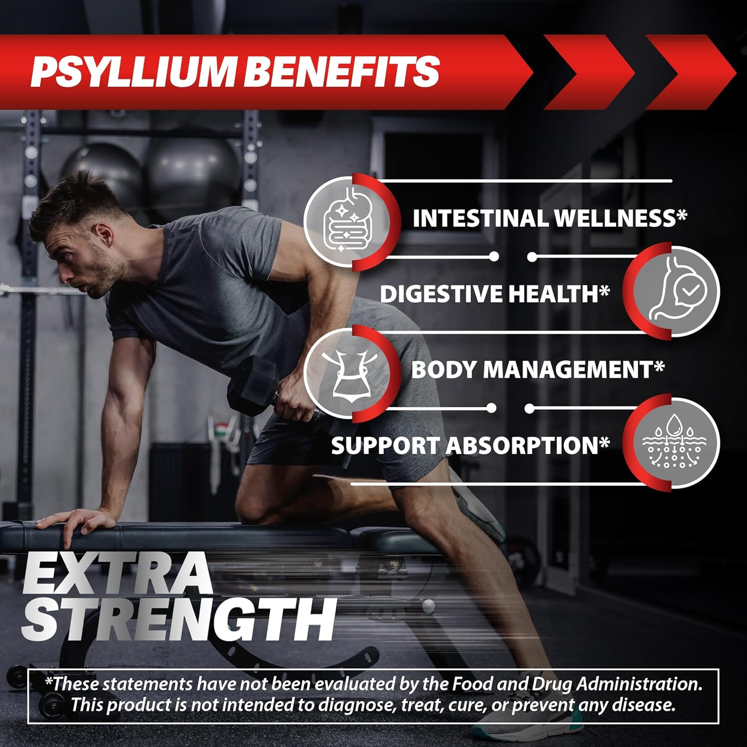 BEBEFEN Psyllium Husk Capsules 2400Mg with Black Pepper - 4 Month Supply - Non-Gmo and Gluten-Free Formula - 120 Capsules image number 5