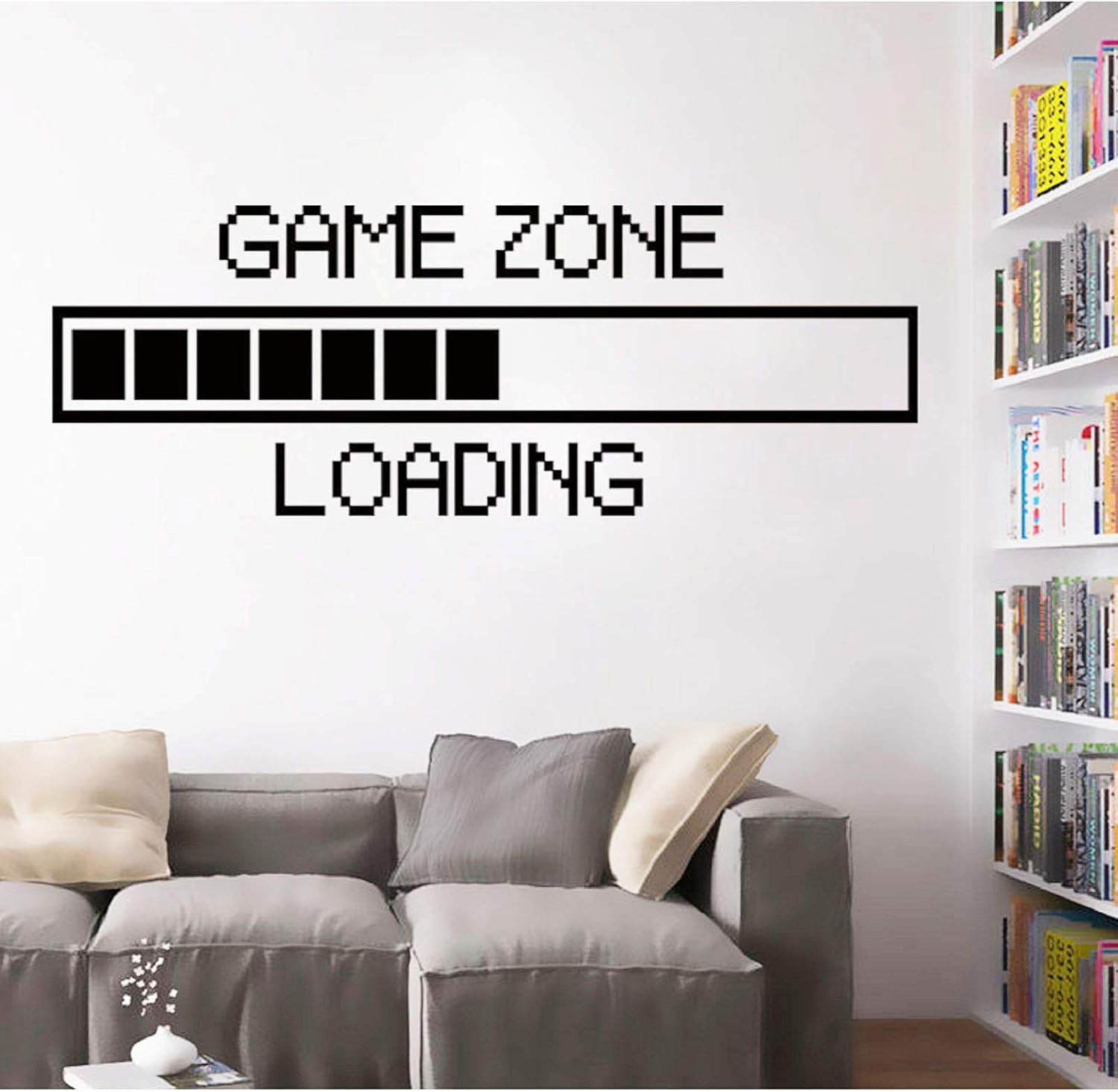 SUPANT Game Stickers for Wall Decal - Game Zone Loading - Gaming Poster Murals for Dancing Nursery Boys Room Vinyl Bedroom Home Kids Decal Playroom image number 4