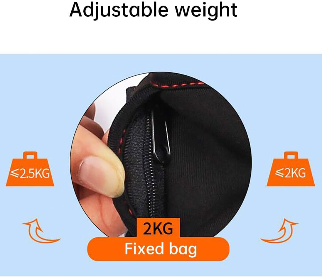 Adjustable Sandbag Leg Weights - Invisible Weight-Bearing Equipment for Running, Sports, and Training - Suitable for Men, Women, and Students - 1Kg to 6Kg Options - 1Kg image number 2