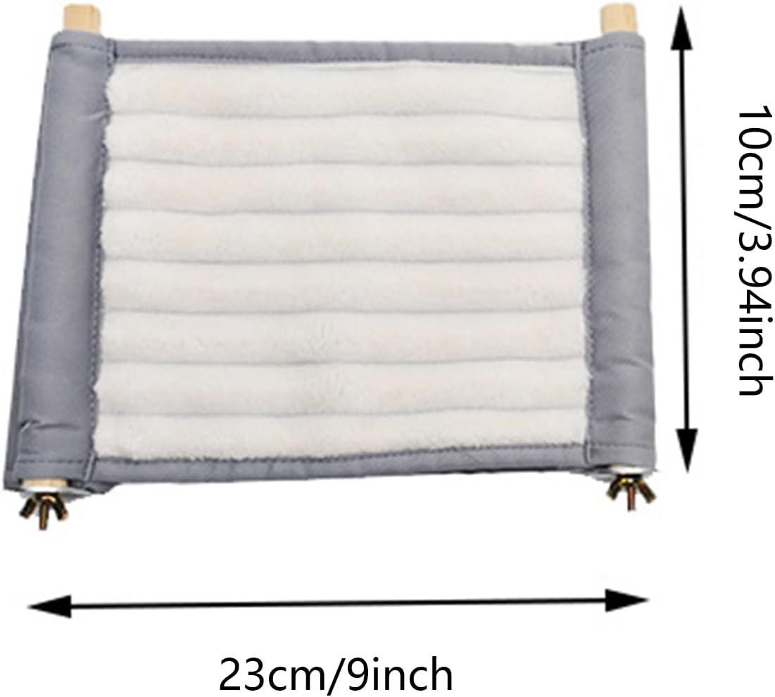 Suspended Hammock Plush Shed Swing Cave Cabin, Warm Bird Nest Bed, Hanging Hammock Snuggle Hut Parrot House image number 5