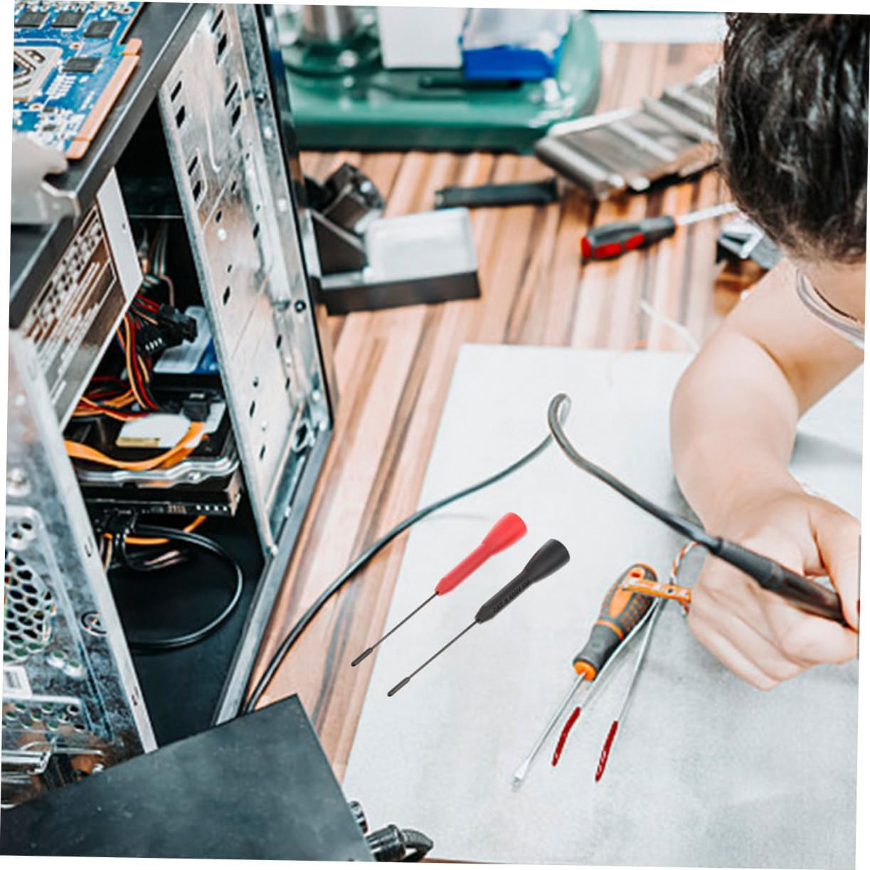CATIEBYE 4Pcs Test Probe for Multimeter Precision Automotive Testing Probes and Design for Accurate Measurements Compatible Multimeters image number 3