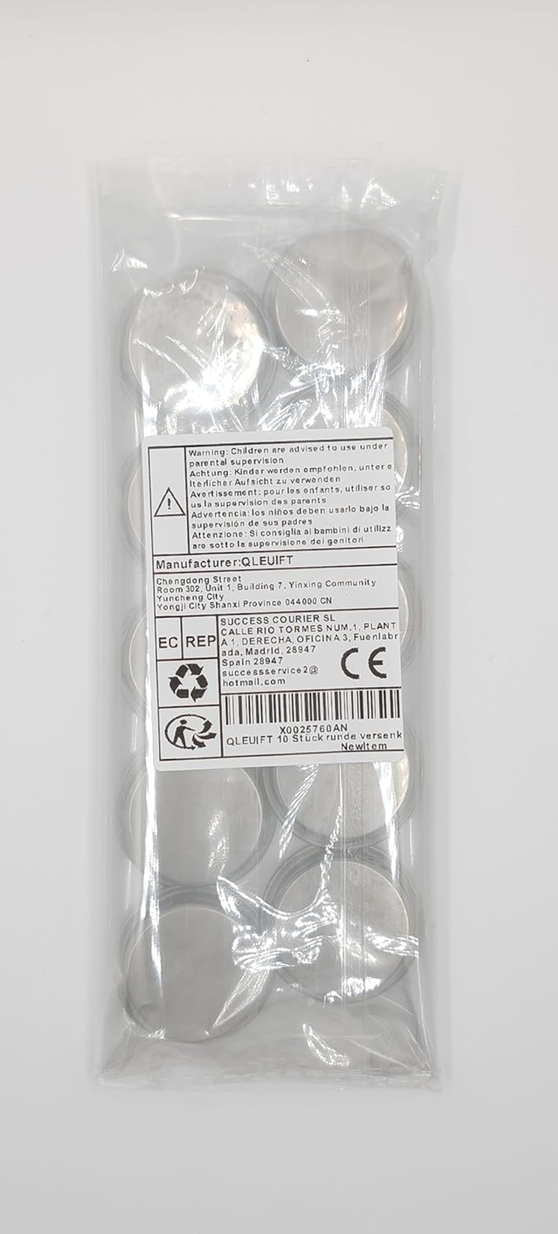 QLEUIFT 10 Pieces round Recessed Pull Handles Recessed Sliding Door Handles Concealed Pull Handles Knob Recessed Finger Pull for Drawers, Wardrobes, Cabinets, Custom Furniture image number 3