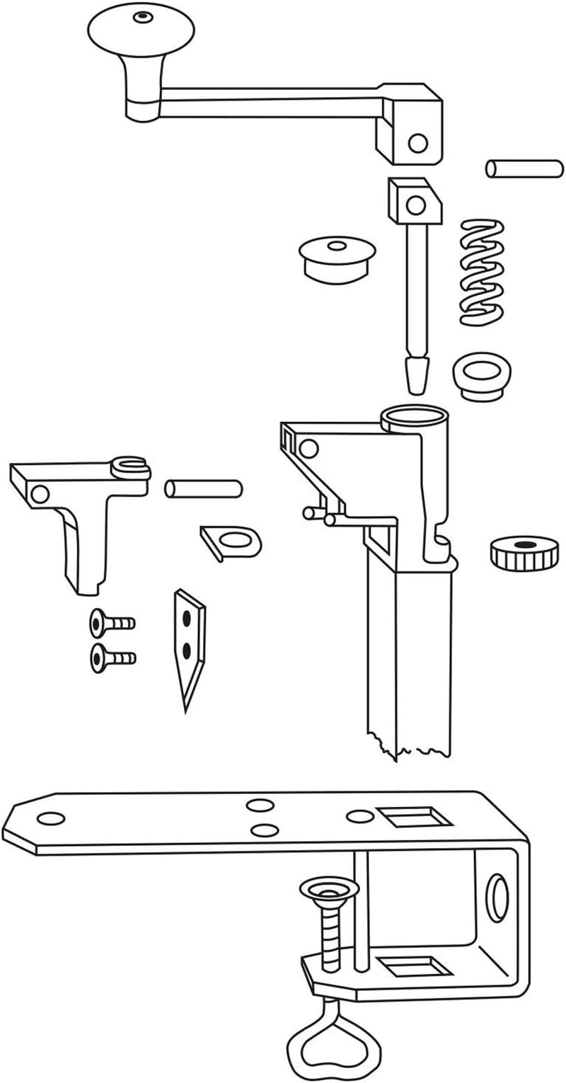 Westmark 19802260 Dosen&ouml;ffnermaschine Highlight 30, Varnished, Steel, 94.7 X 14 X 9 Cm image number 5
