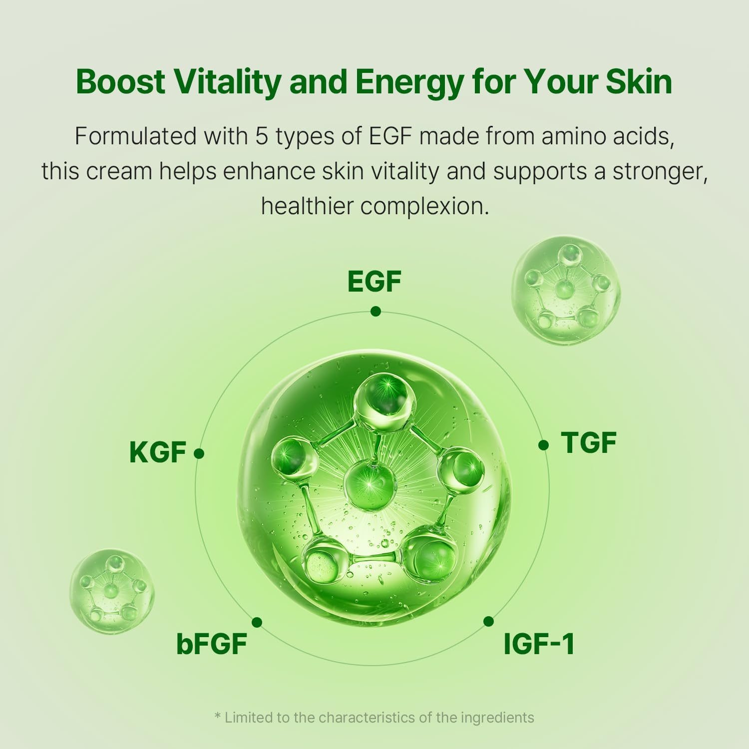 AVCA EGF Cica Repair Cream 100Ml &ndash; Fragrance-Free Moisturizer for Sensitive Skin with Centella & Aloe, Fast-Absorbing, Dermatologist Tested, K-Beauty image number 5