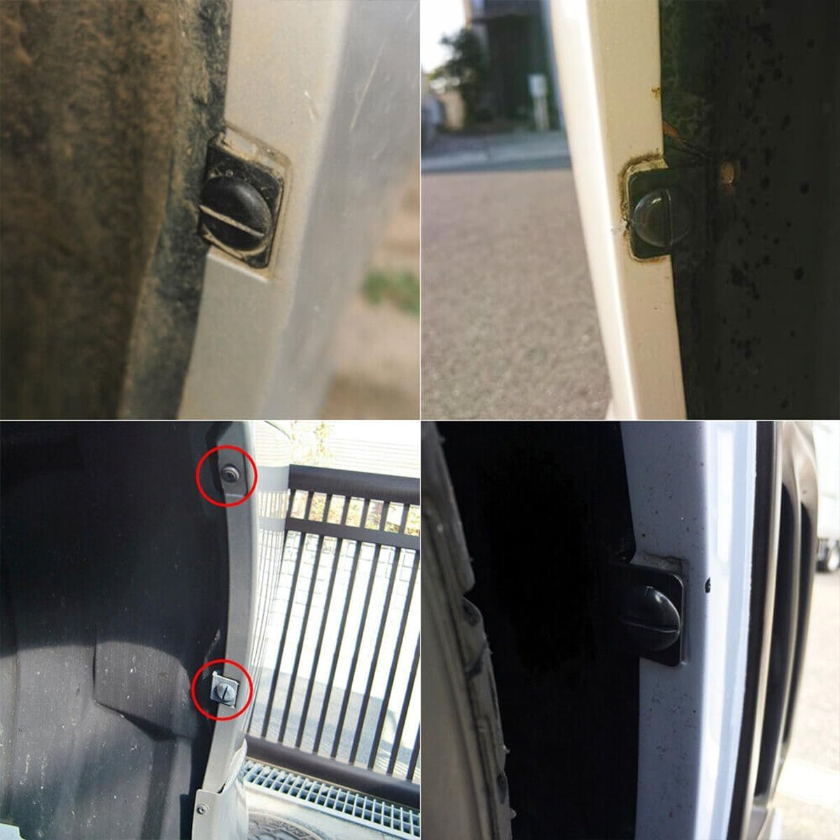 20 Pcs Front Fender Bumper Cover Clips, Fender Liner Retaining Clip with Pin, Nylon Retainer Clip Fasteners Kit for Car, Compatible with OEM 47749-58010 53879-58010 image number 1