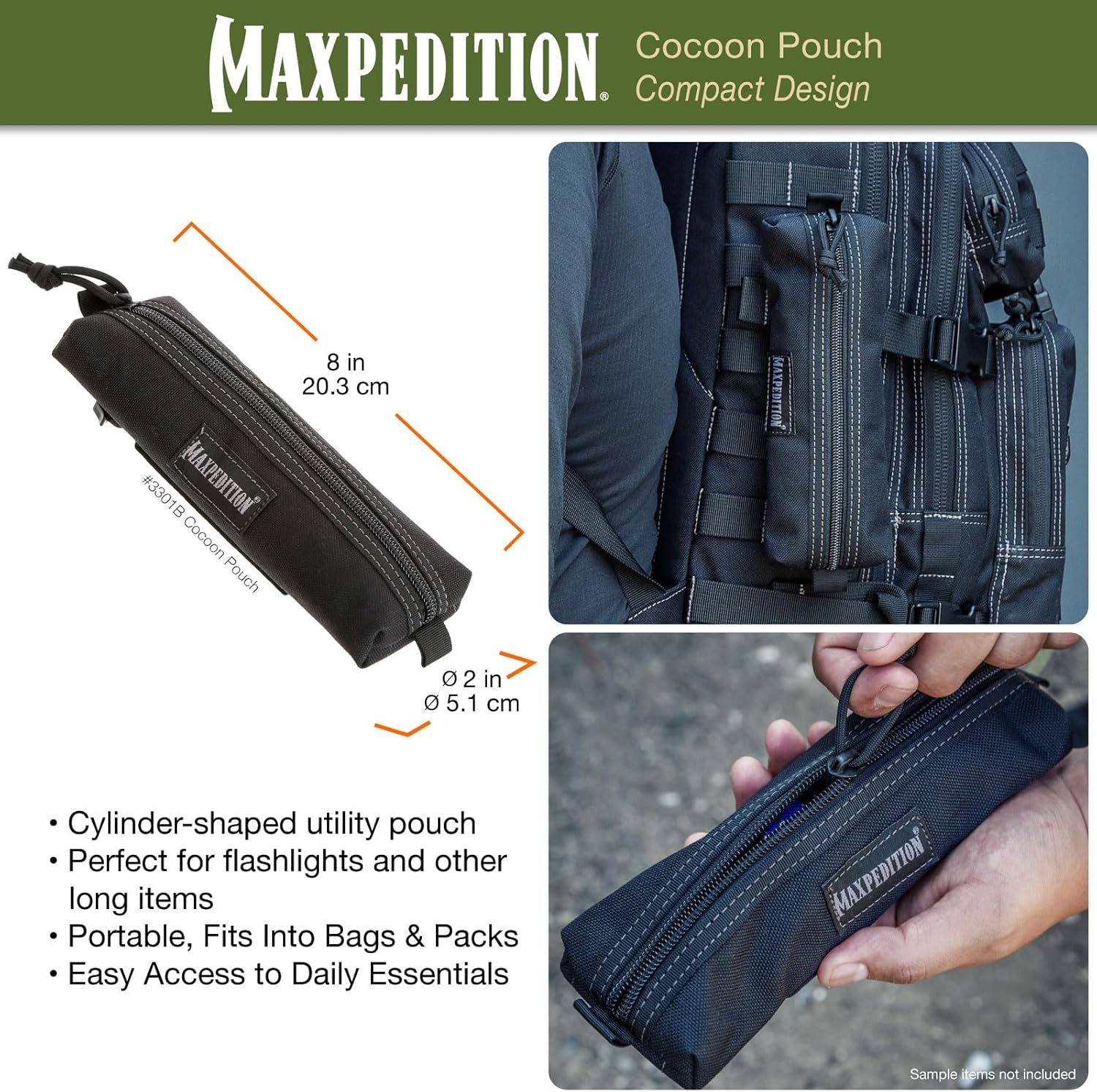 Maxpedition Gear Cocoon Pouch - Foliage Green image number 6