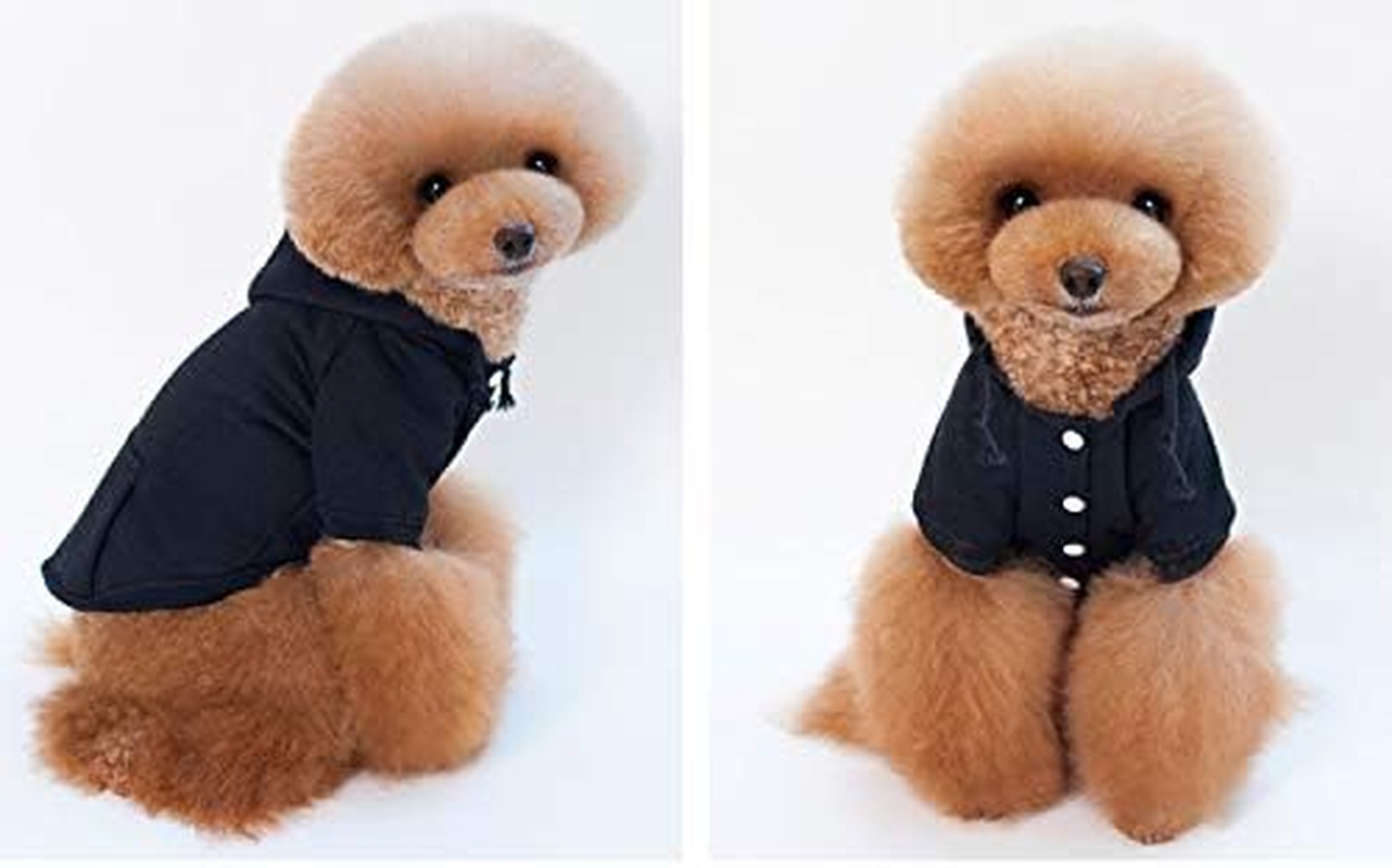 Pet Basic Hoodie for Dogs Pet Hoodie Dog Supplies (Black, XL) image number 6