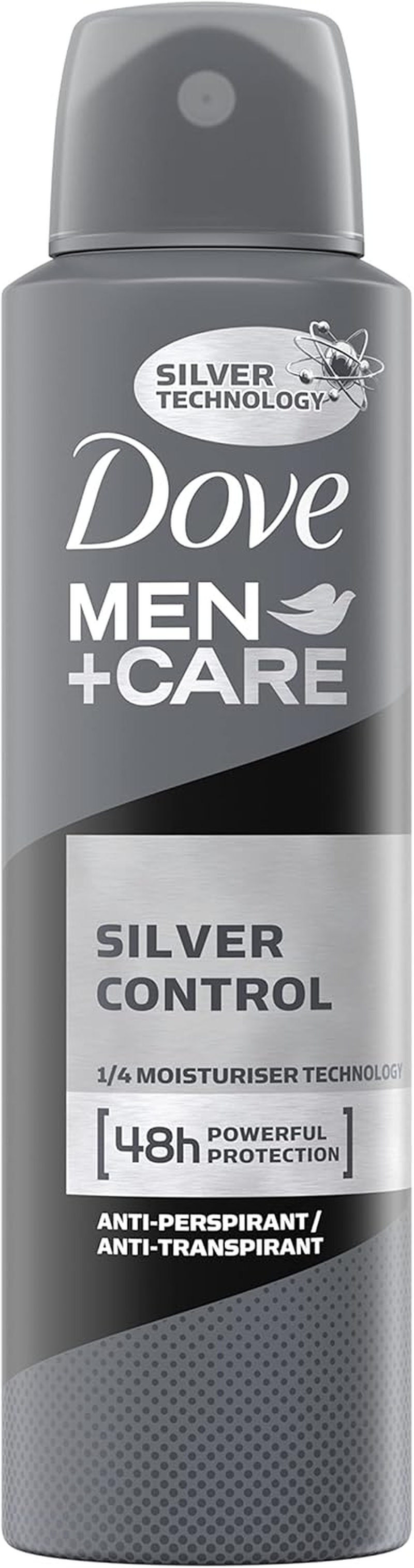 Dove Men+Care Silver Control Body Spray for Men, 150 Ml image number 4