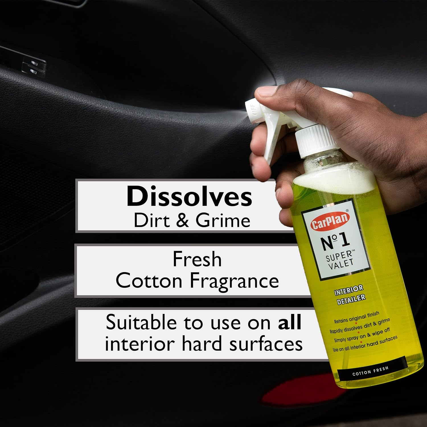 Carplan No.1 Super Valet Car Interior Cleaner, 600 Ml