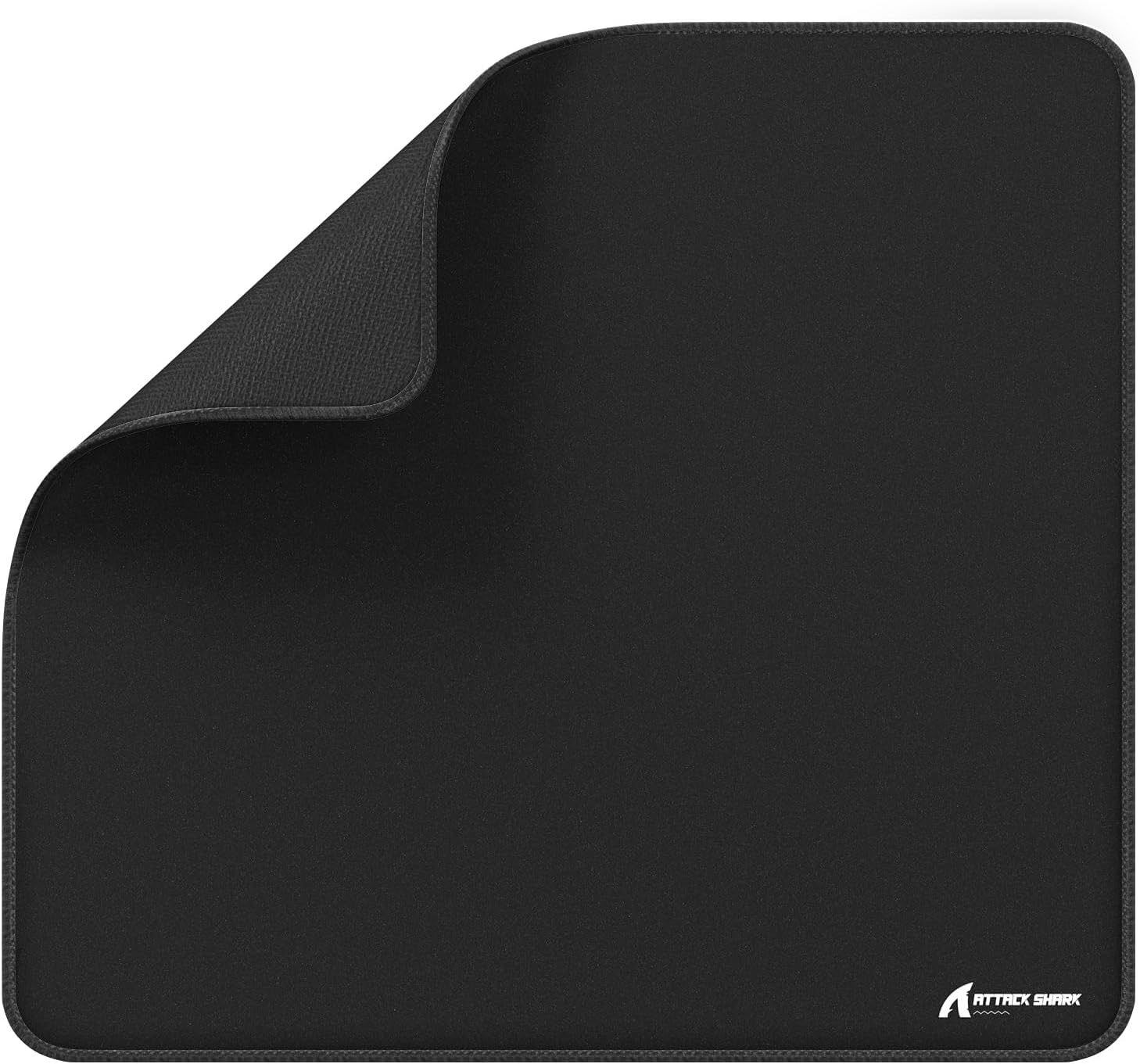 ATTACK SHARK CM02 Gaming Mouse Pad for Esports Speed Waterproof Surface Stitched Edges and Anti-Slip Rubber Base Large Mouse Pad for Gaming of 17.72&rdquo; X 15.75&rdquo; X 0.16&rdquo; (Black)