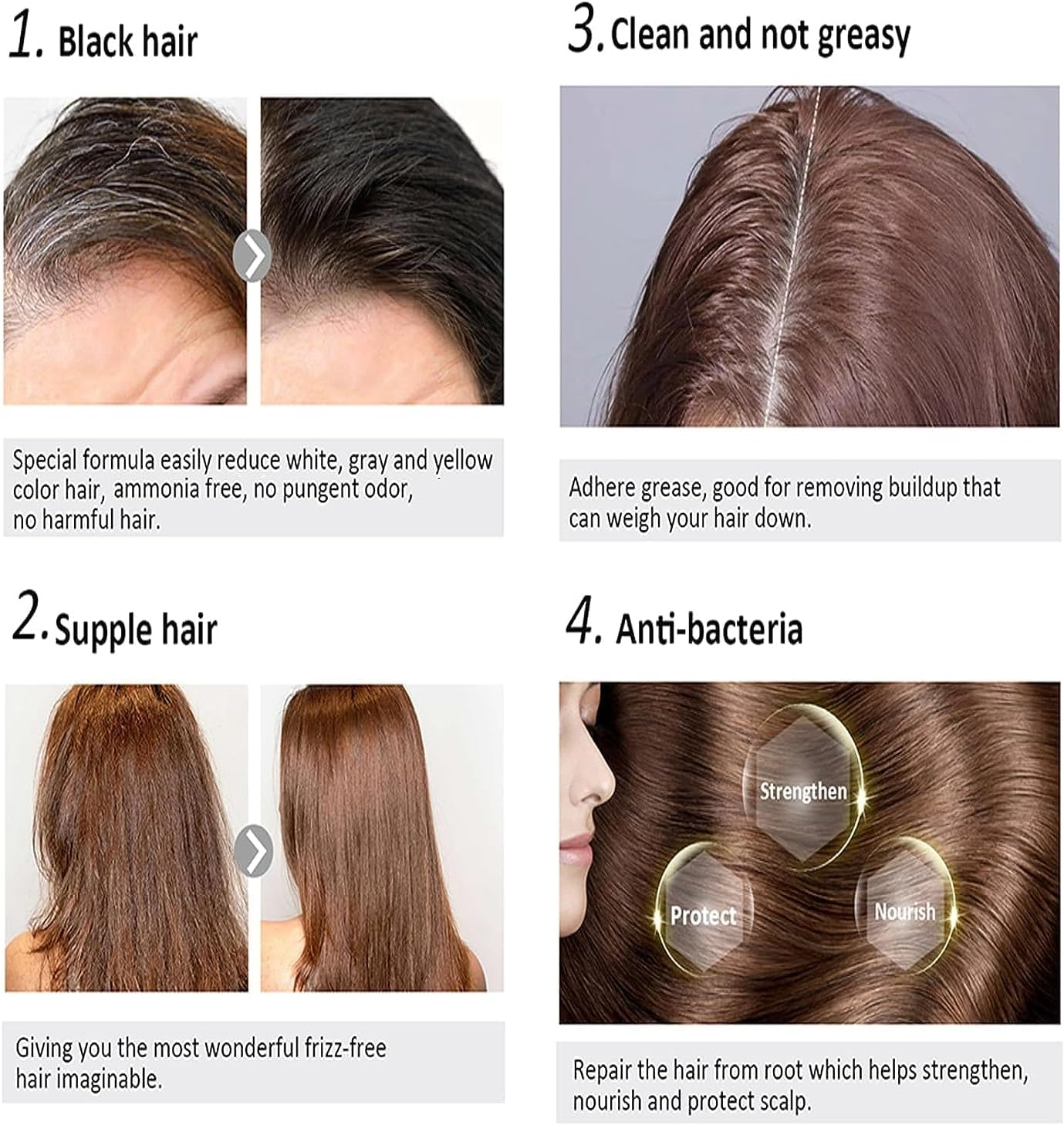 Spartan&trade; - Gray Hair Reverse Bar, Spartan&trade; Pure Gray Hair Charcoal Bar, Spartan Gray Hair Reverse Bar, Mane Grey Reverse Bar Men, Bar Shampoo for Gray Hair, Reverse Grey Hair (3PCS) image number 5