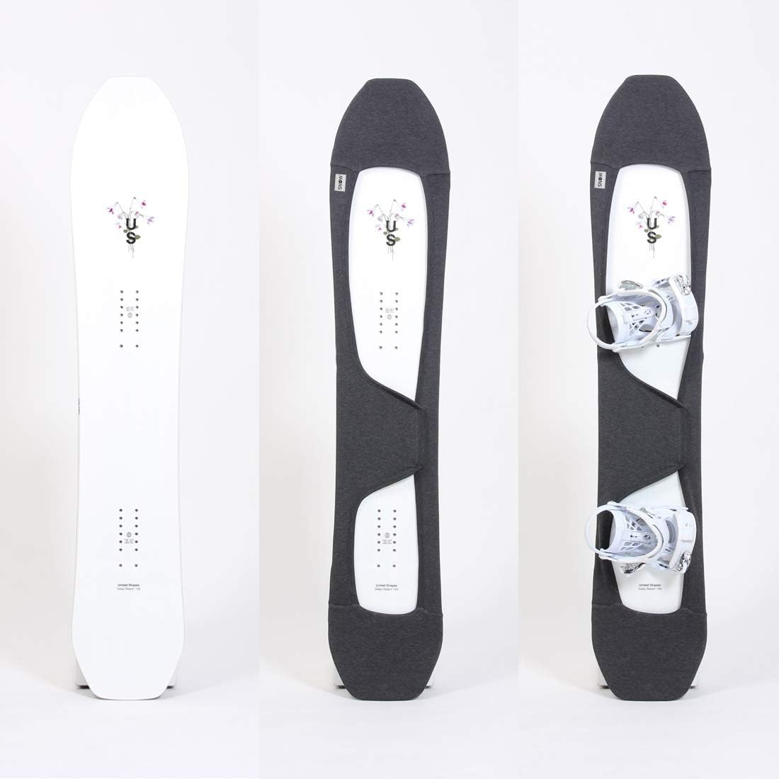 MONS Setback Stance Powder Snowboard Protection Soft Sleeve for Board Bag with Binding Open Scratch-Resistant image number 5